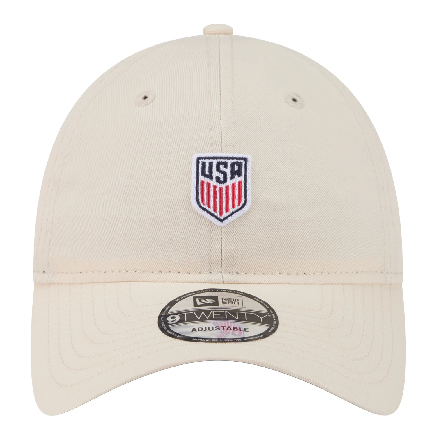 Adult New Era 9Twenty USMNT Micro Logo Natural Hat