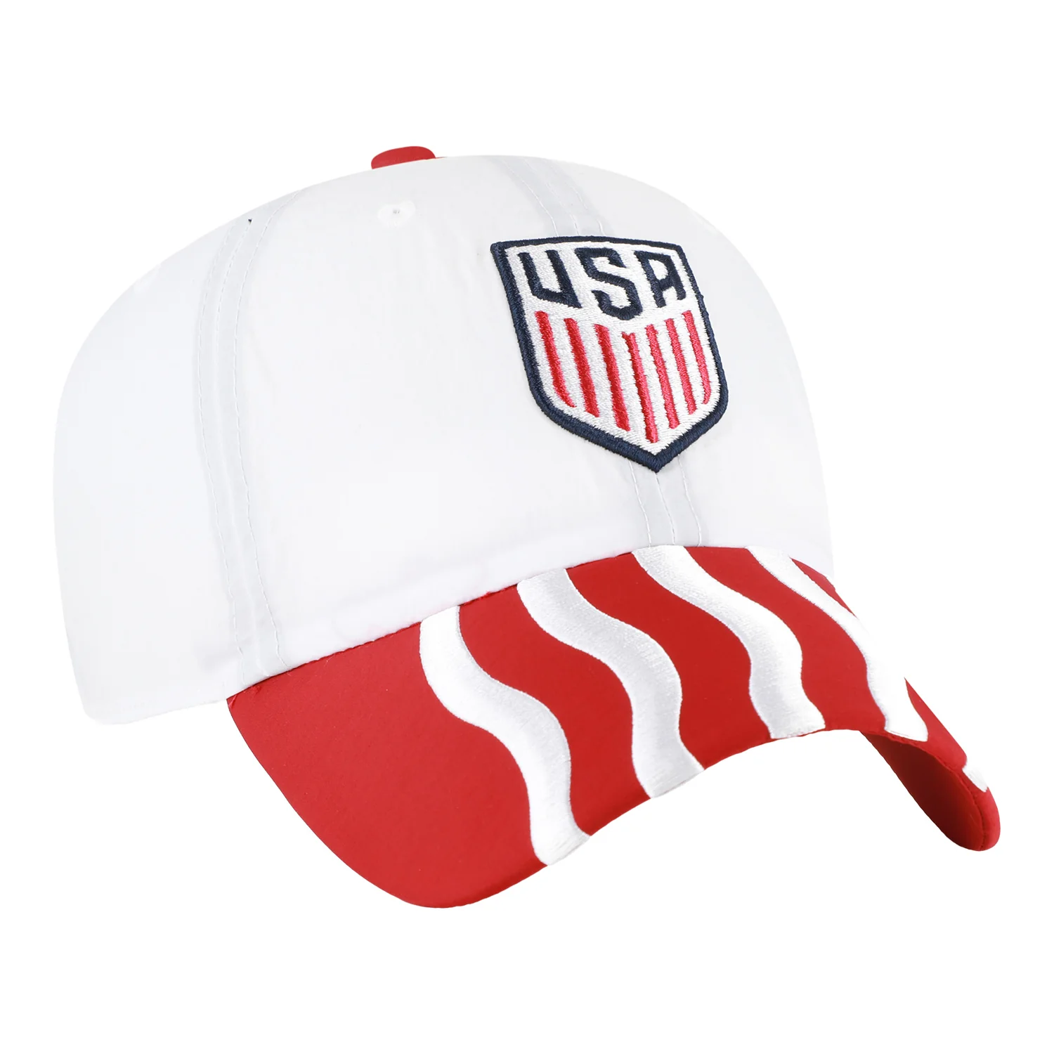 Adult 47 Brand USMNT Stripes Clean Up Hat - Image 2