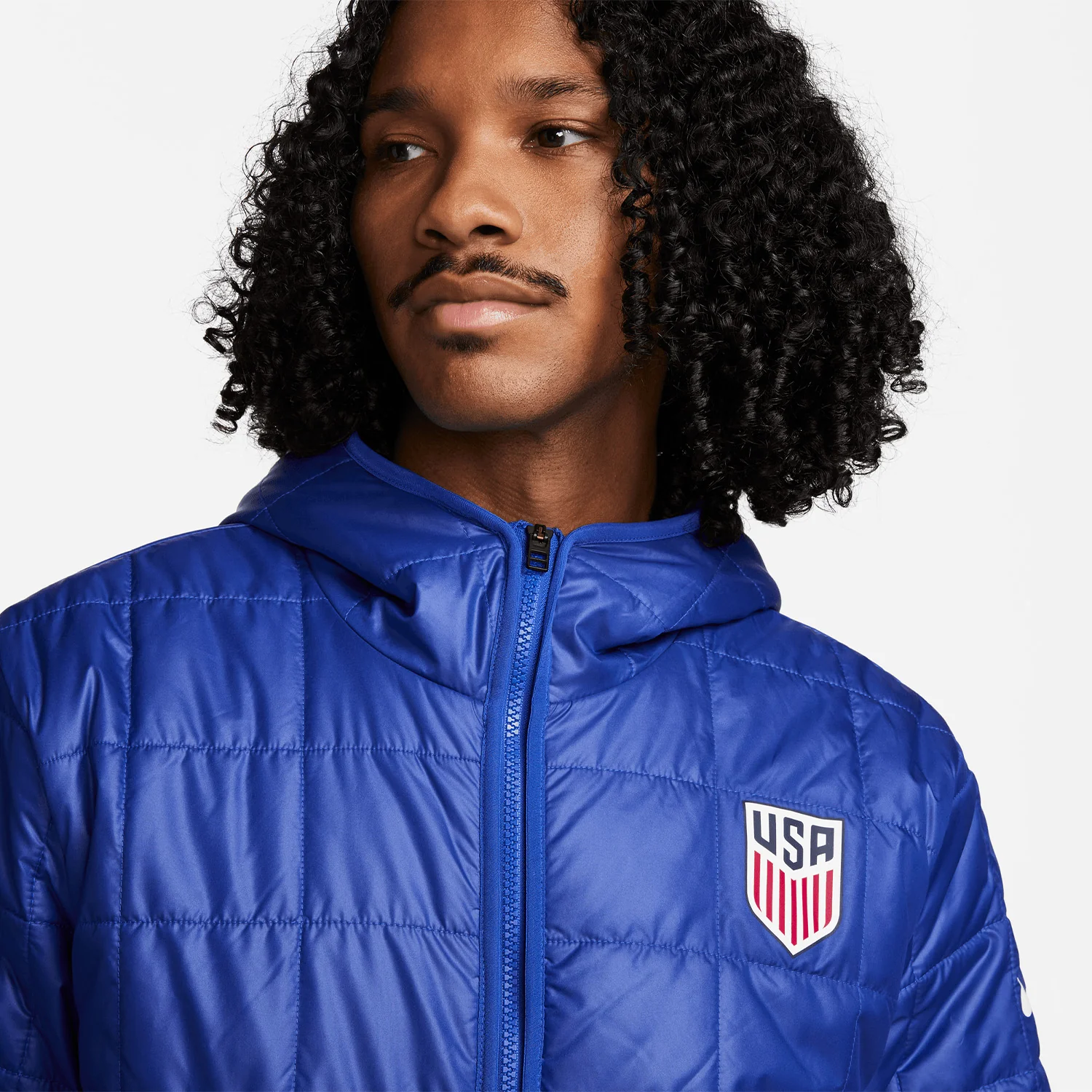 Men's Nike USA Fleece Lined Full Zip Jacket - Image 3