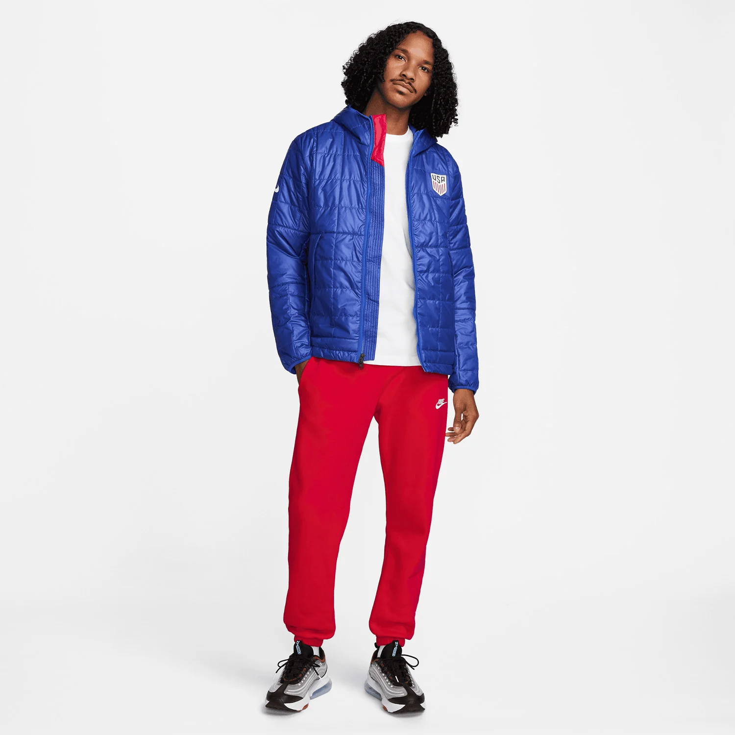Men's Nike USA Fleece Lined Full Zip Jacket - Image 7