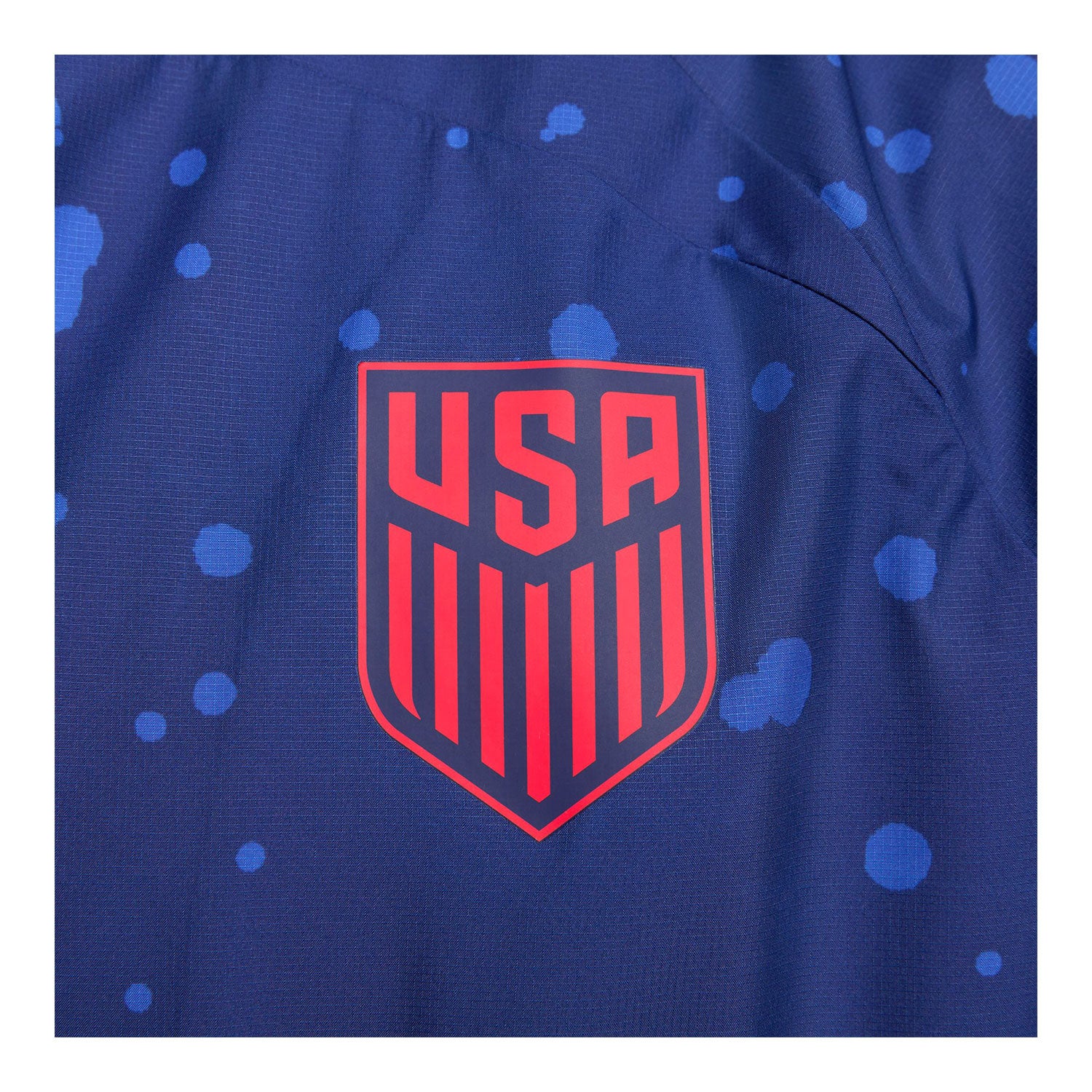 Men's Nike USA Splatter Blue Rain Jacket - Image 5