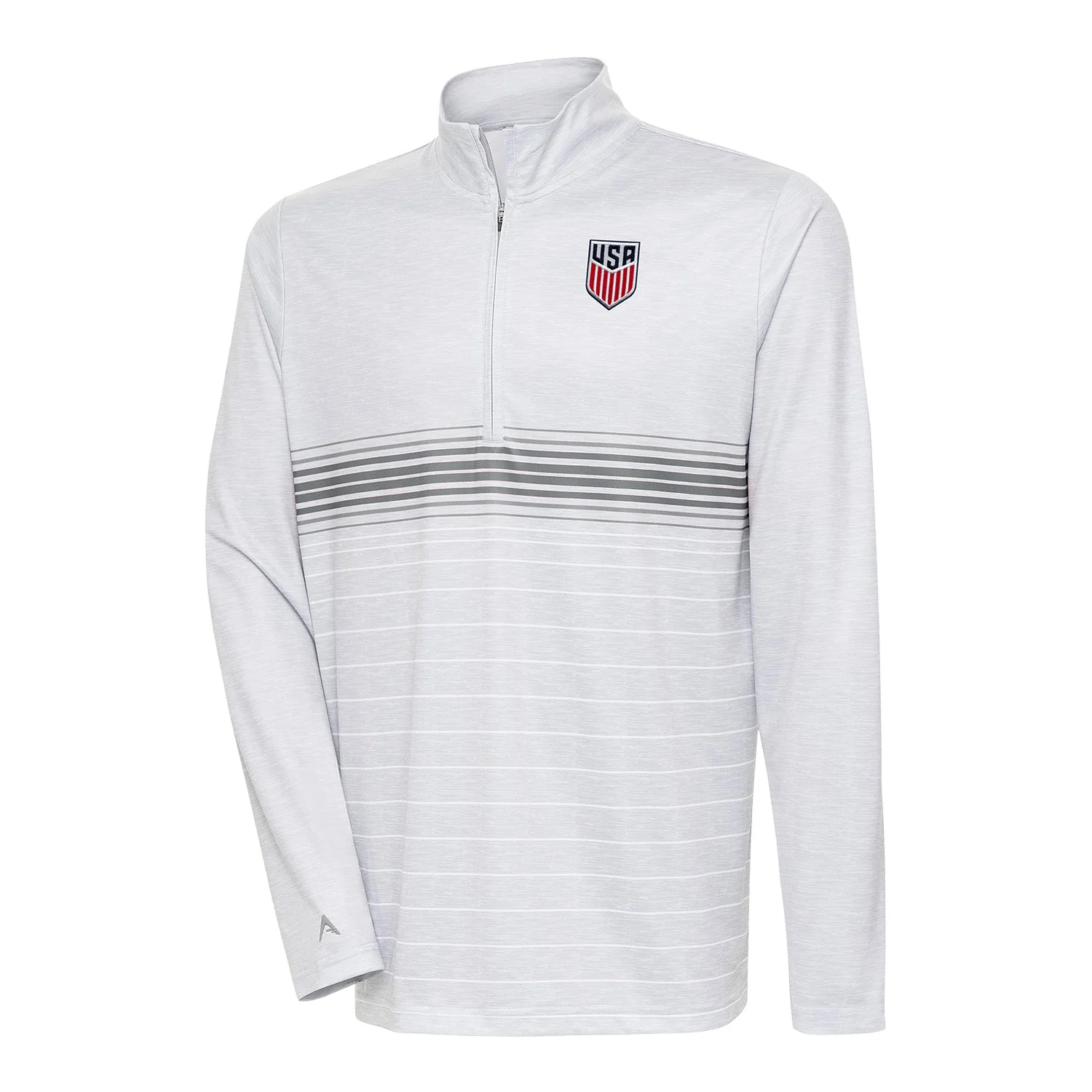 Men's Antigua USMNT Bullseye White Pullover