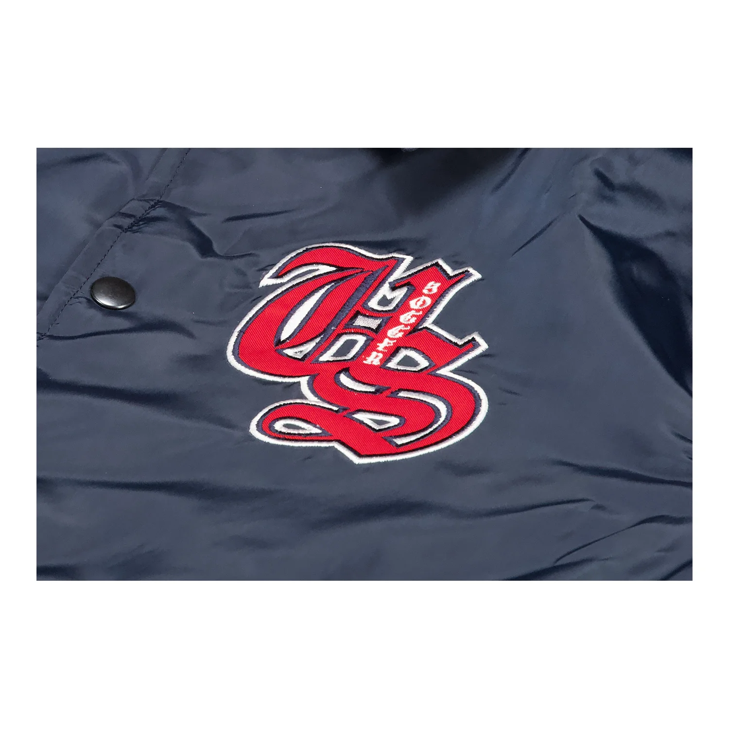Unisex USA Roots Navy Coaches Jacket - Image 3
