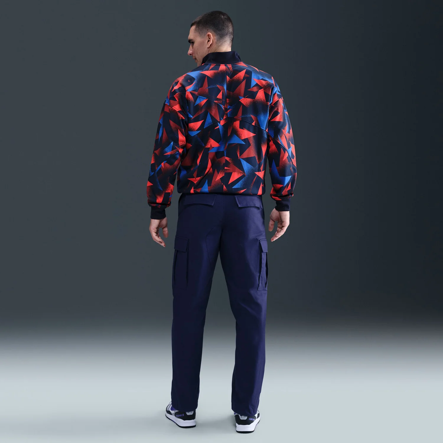 Men's Nike USA 2025 Academy Pro Star Navy Anthem Jacket - Image 4