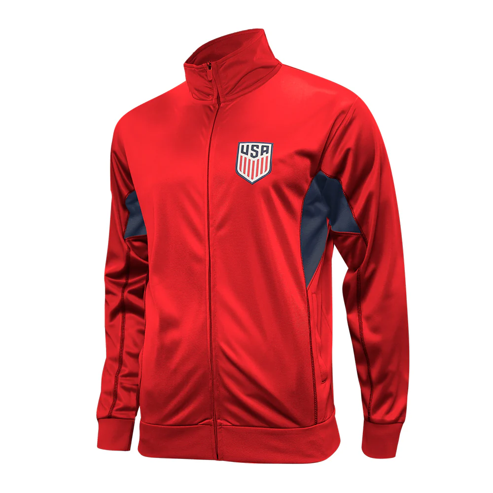 Unisex U.S. Soccer Red Track Jacket