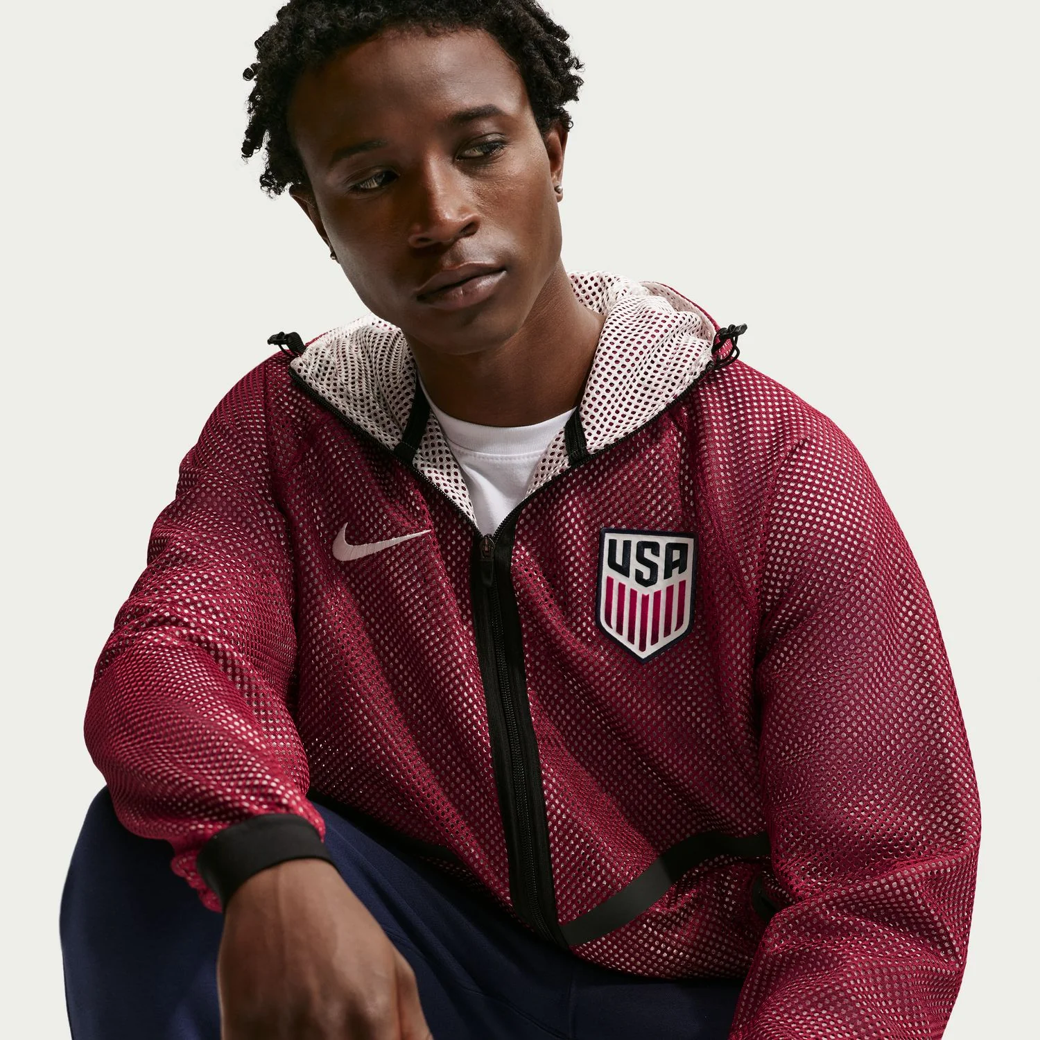 Men's Nike USMNT Dri-FIT Mesh Anthem Jacket - Image 2