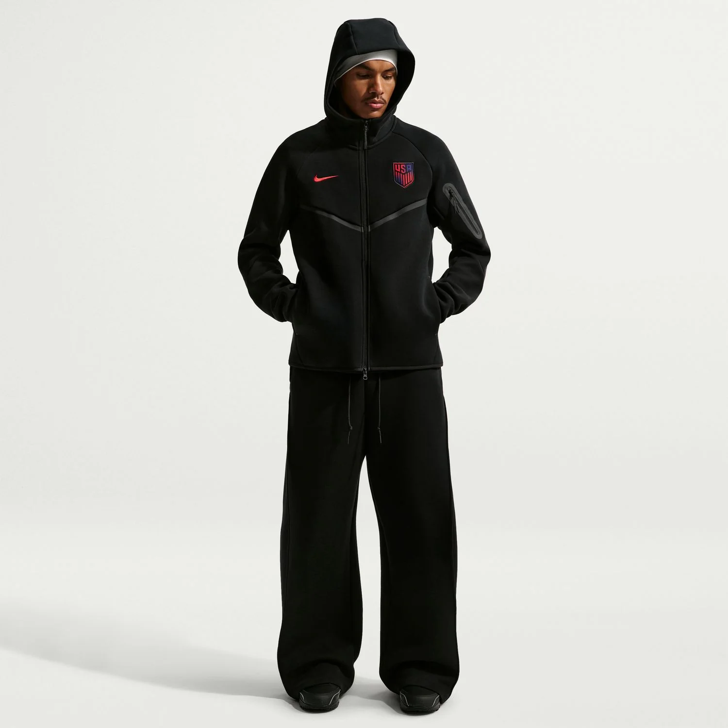 Men's Nike USMNT Tech Fleece Windrunner - Image 3