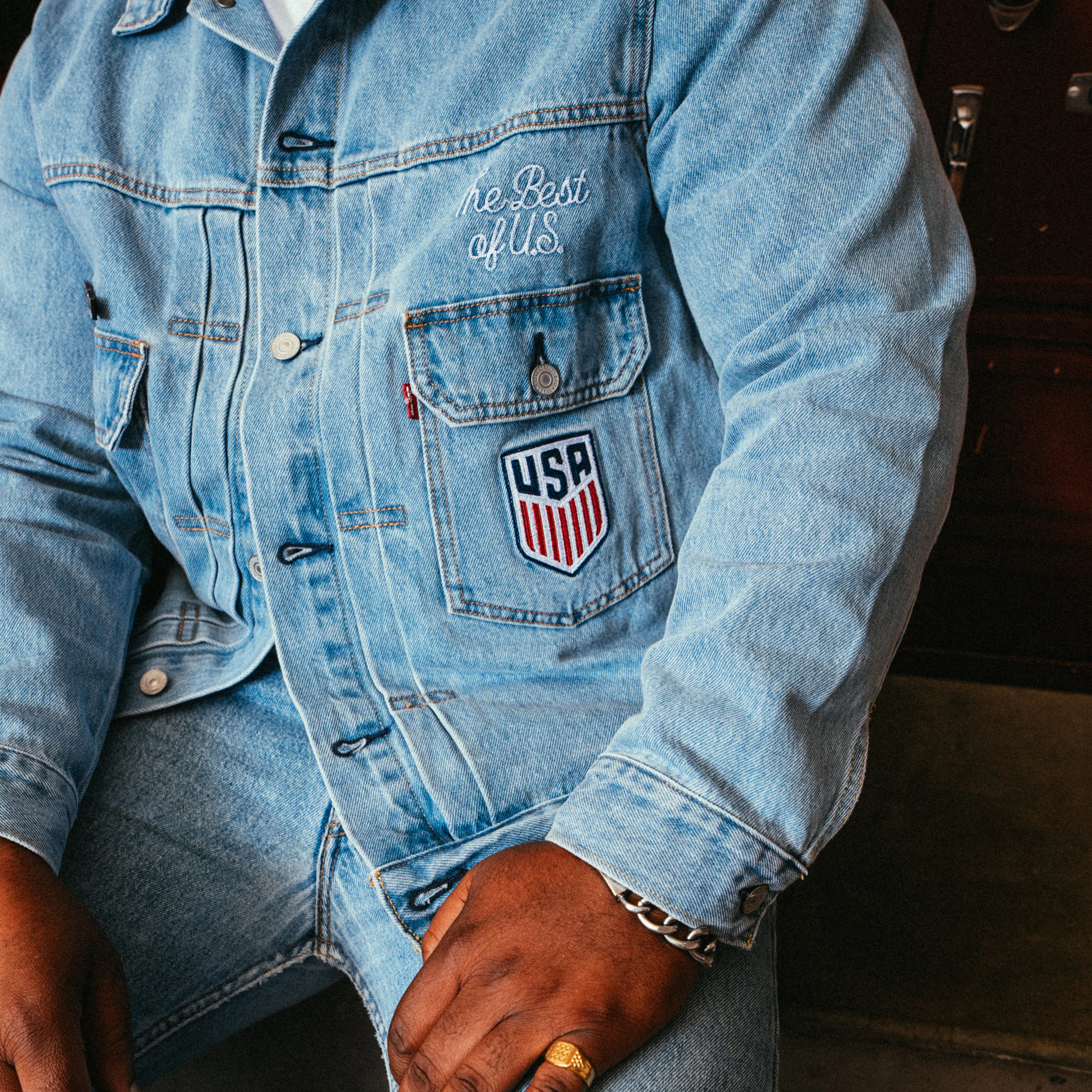 Unisex Levi's United States Denim Jacket - Image 3