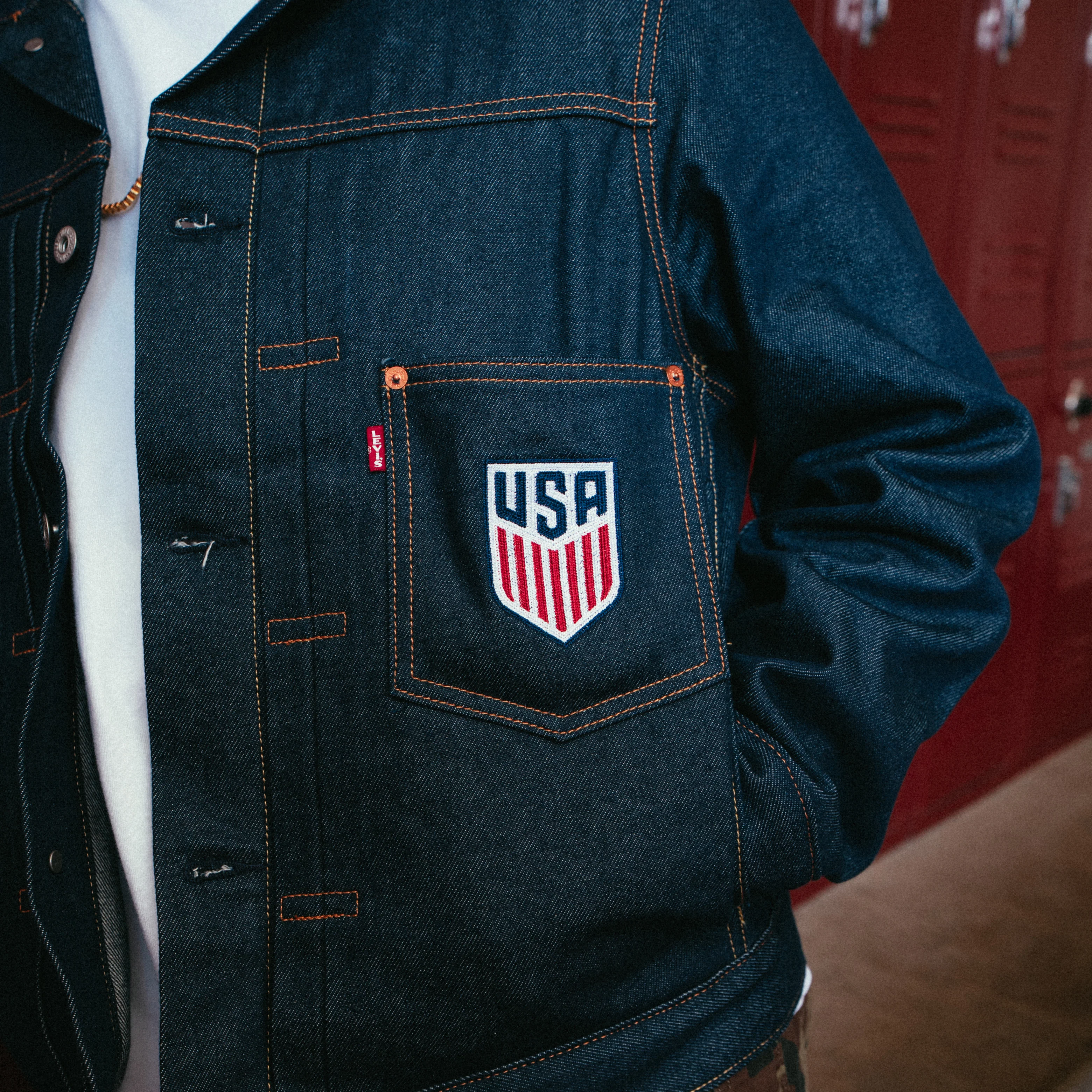 Unisex Levi's United States Black Denim Jacket - Image 3