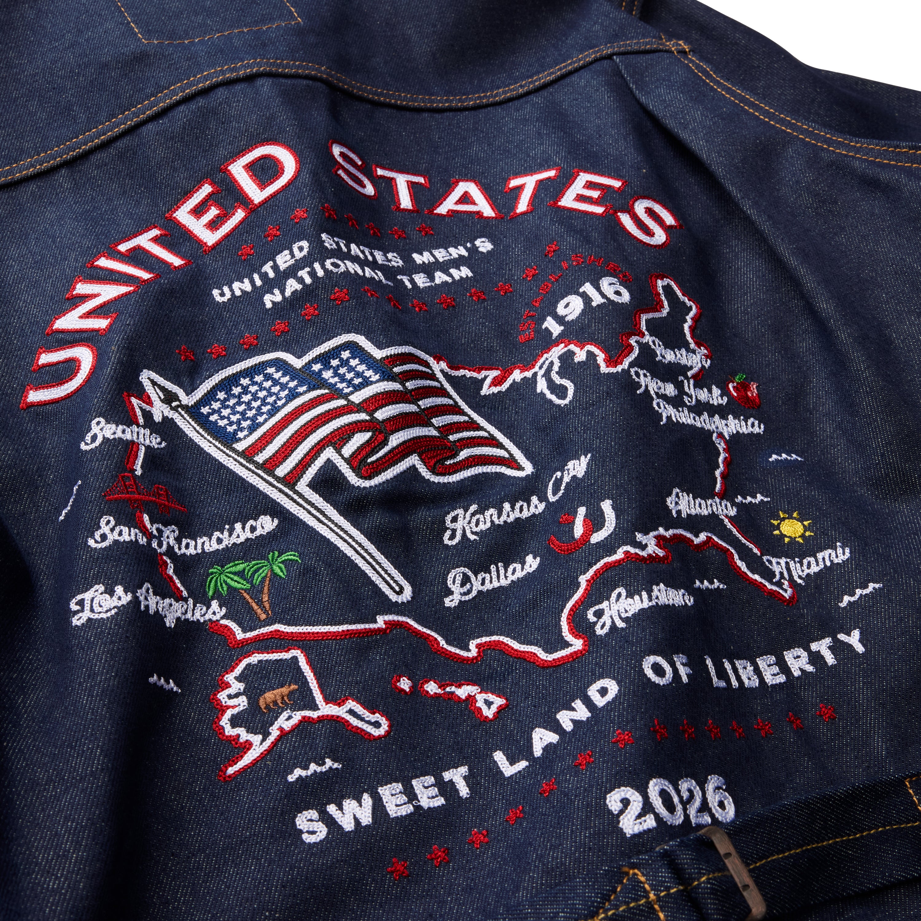 Unisex Levi's United States Black Denim Jacket - Image 6