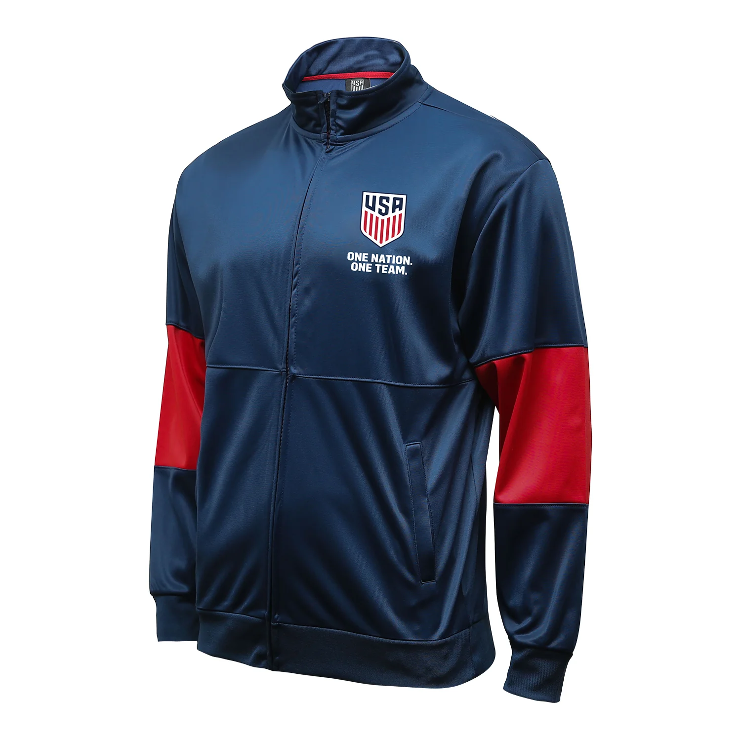Unisex Icon Sports US Soccer Navy USA Jacket