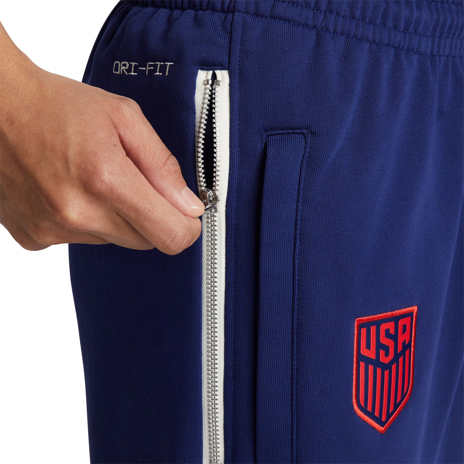 Men's Nike USA Standard Crest Blue Pants - Image 5
