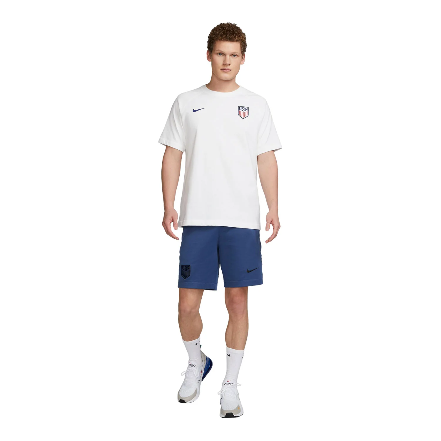 Men's Nike USA Travel Blue Shorts - Image 3