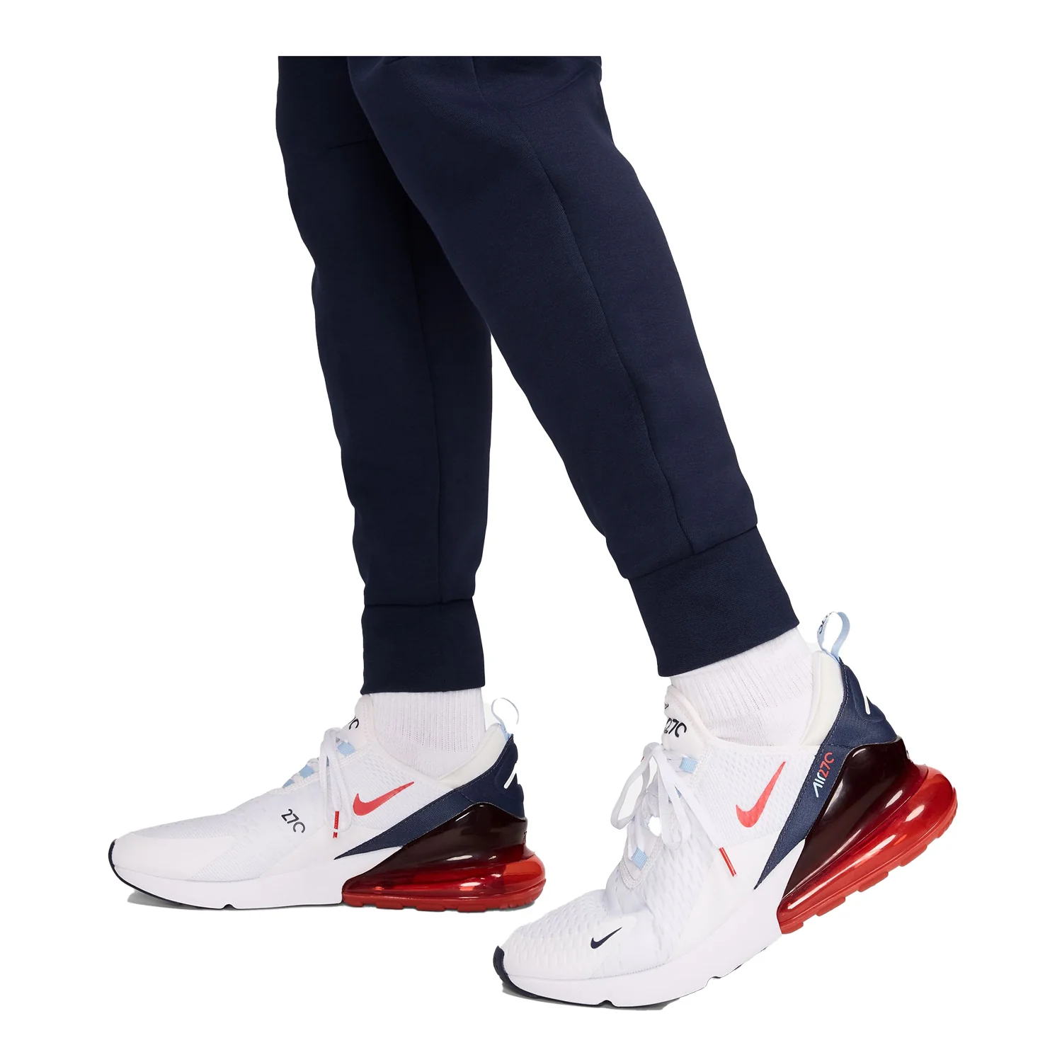 Men's Nike USA Tech Fleece Navy Joggers - Image 2