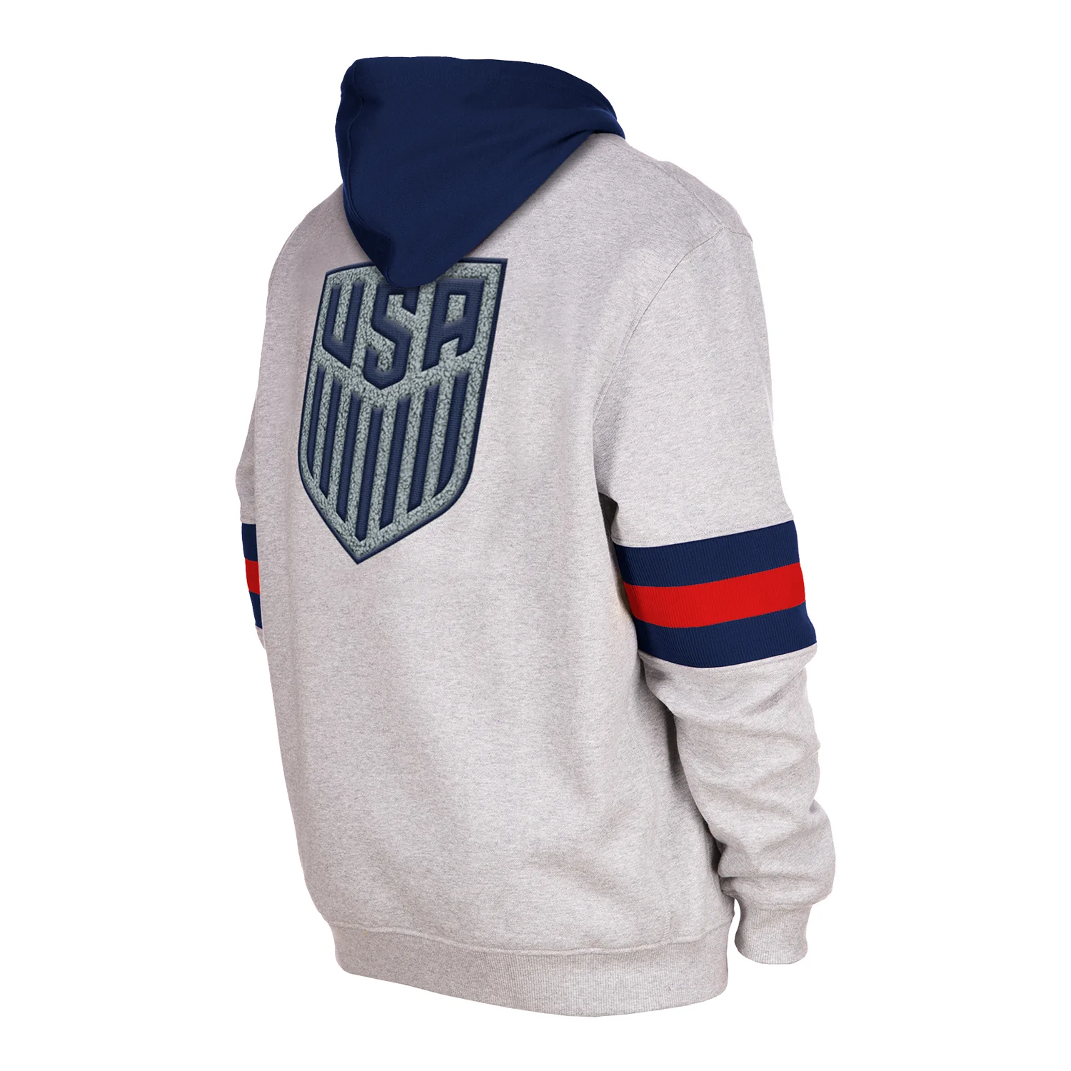 Men's New Era USMNT Grey Hoodie - Image 3