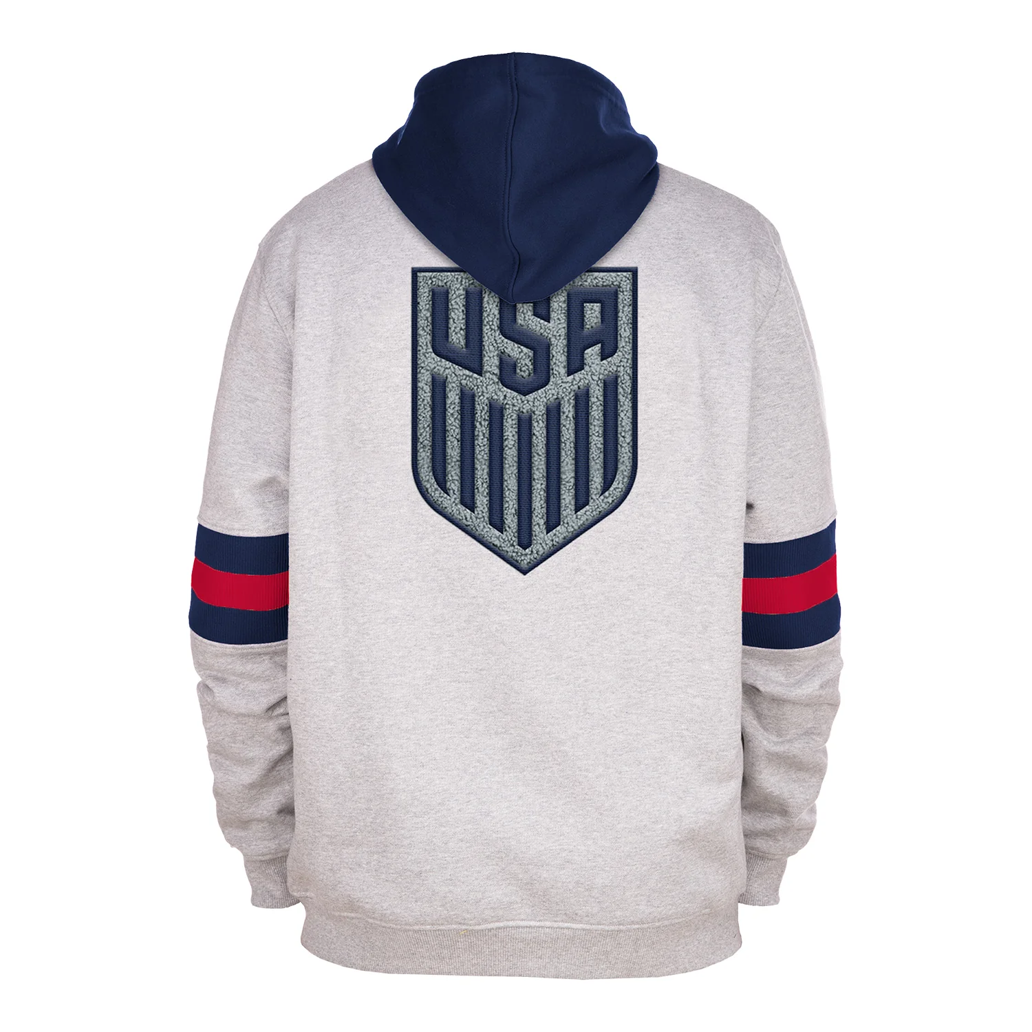 Men's New Era USMNT Grey Hoodie - Image 4