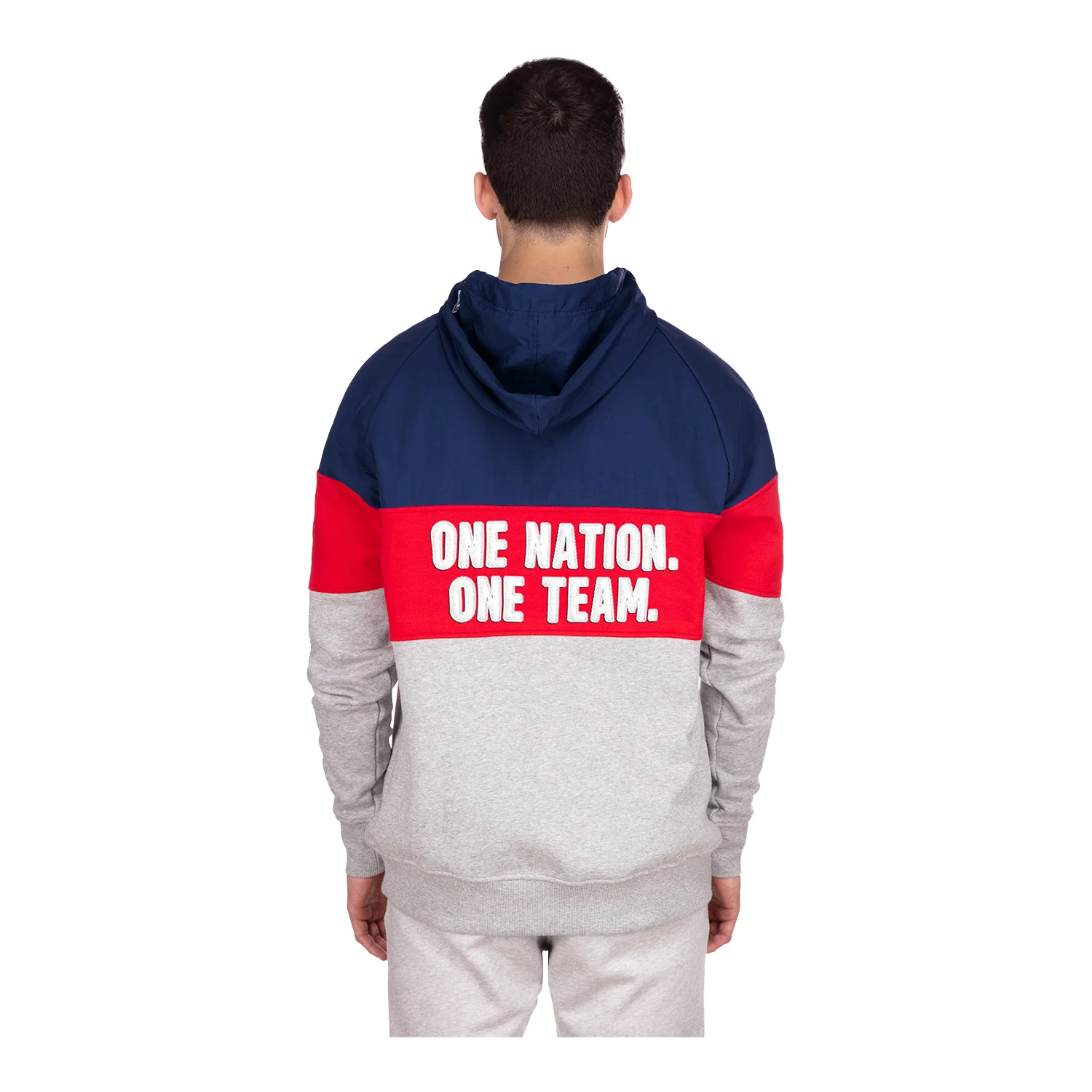 Men's New Era USMNT Tri-Color Hoodie - Image 6