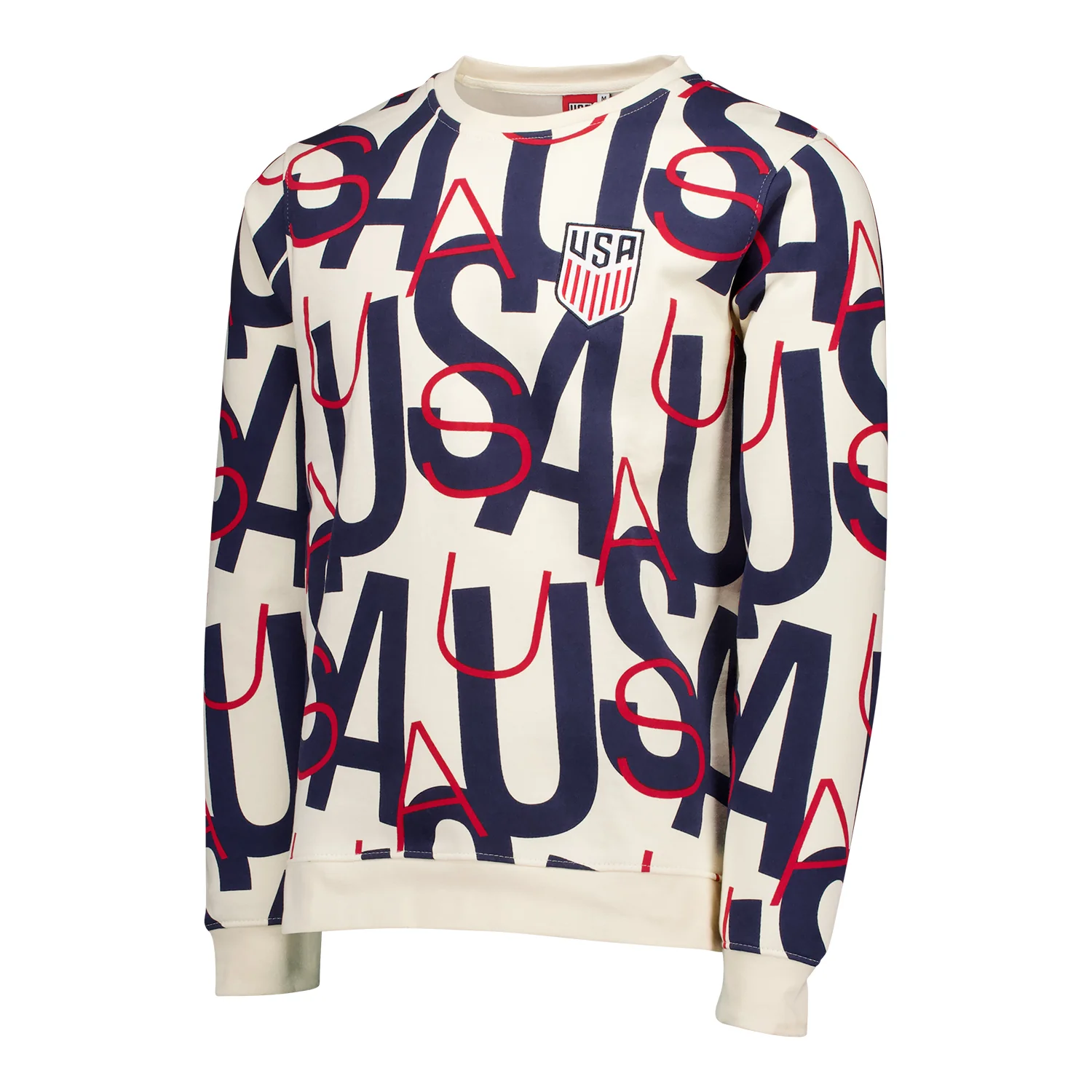 Men's USA Repeat Cream Crewneck