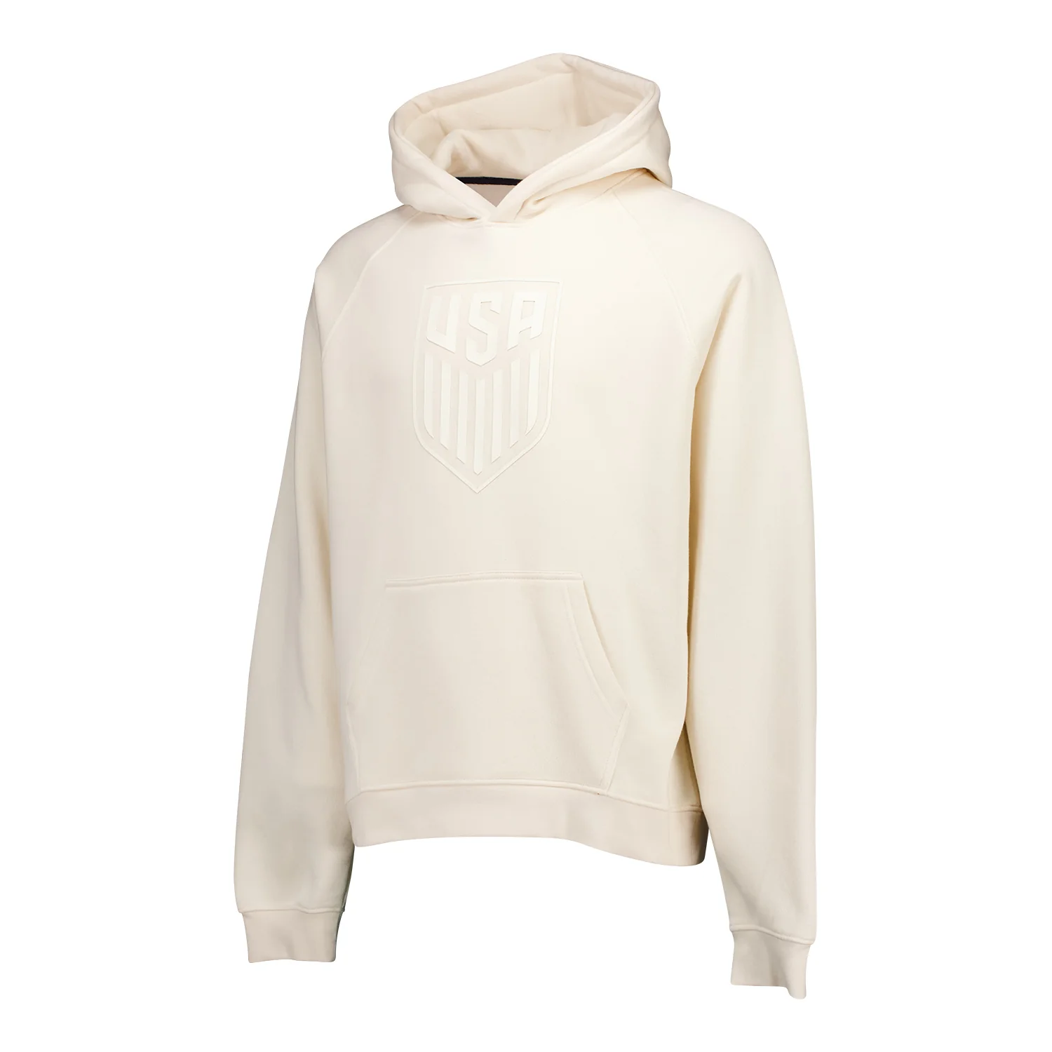 Unisex USA Statement Cream Tonal Hoodie - Image 3