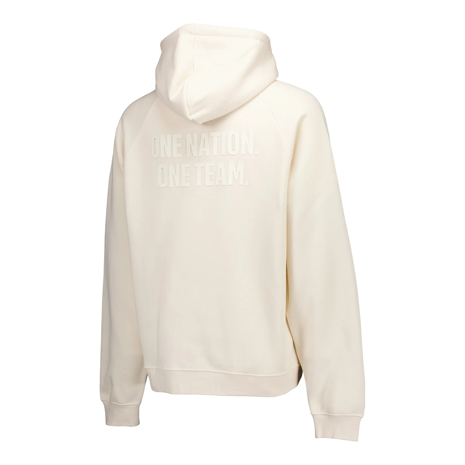 Unisex USA Statement Cream Tonal Hoodie - Image 5