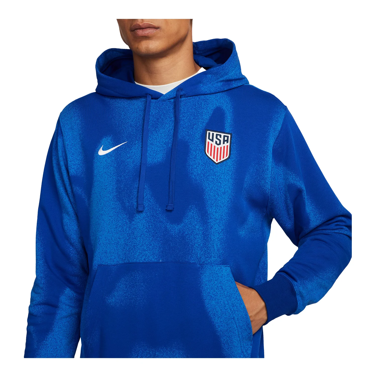 Men's Nike USA Club Royal Hoodie - Image 2