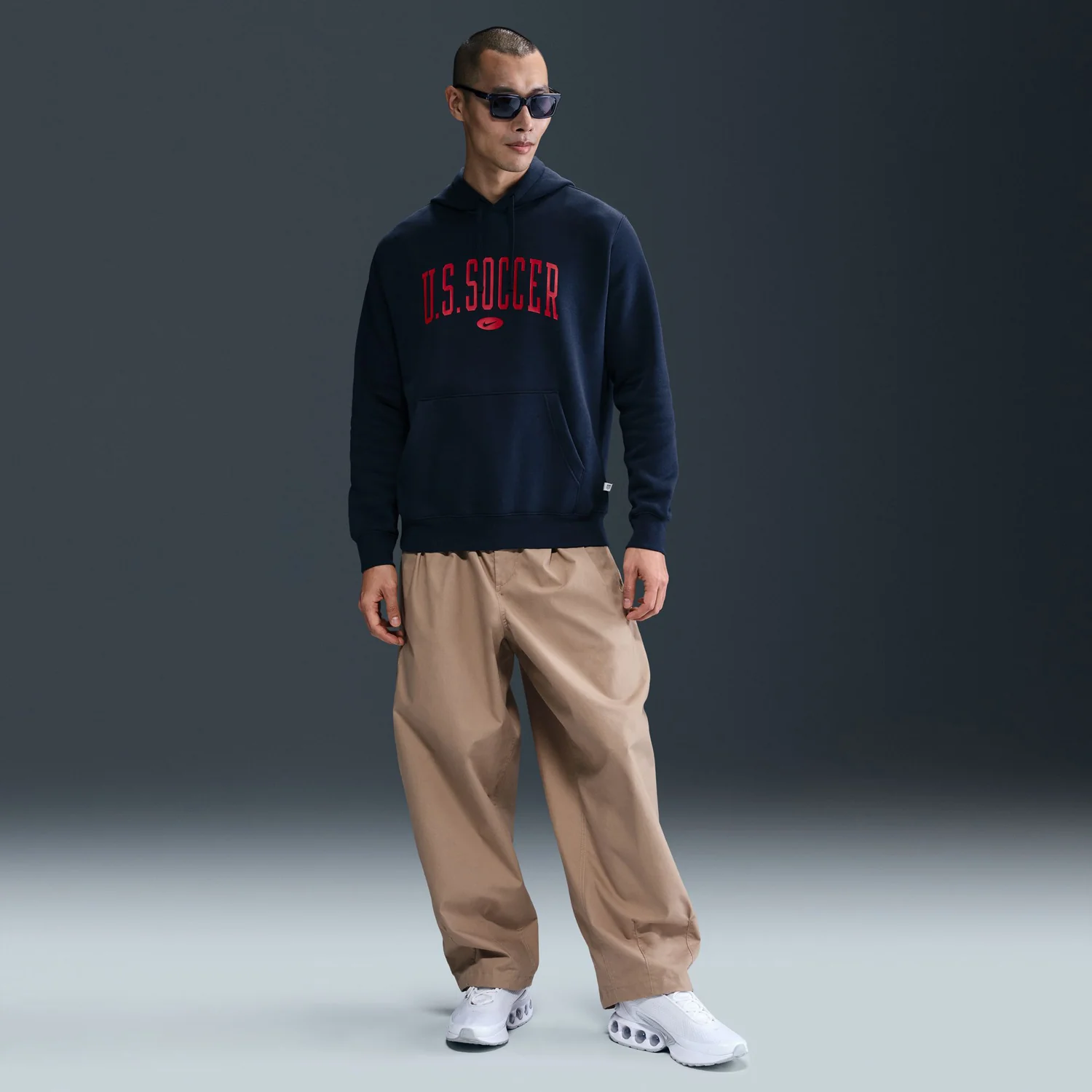 Men's Nike USA Club Fleece Navy Hoodie