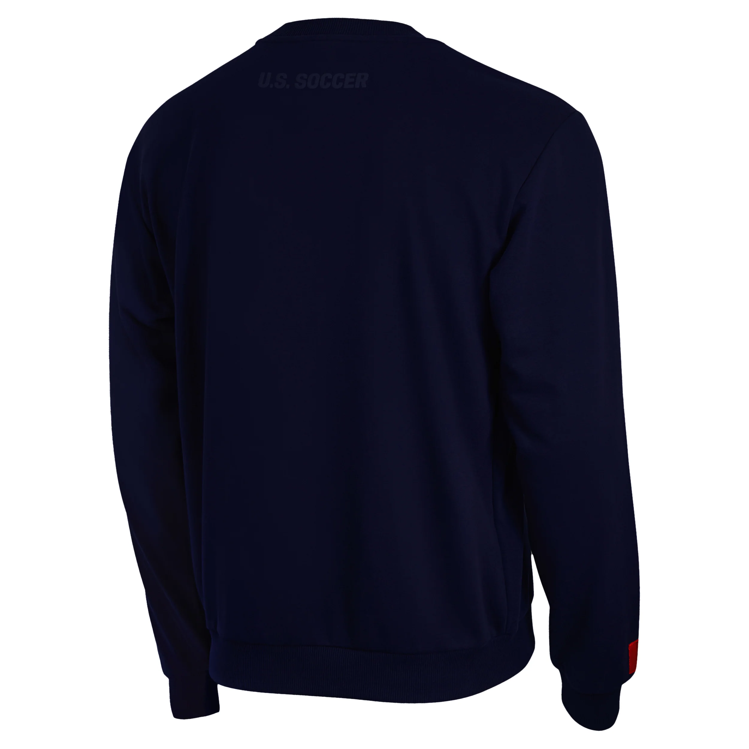 Unisex U.S. Soccer Puff Print Navy Crewneck Pullover - Image 2