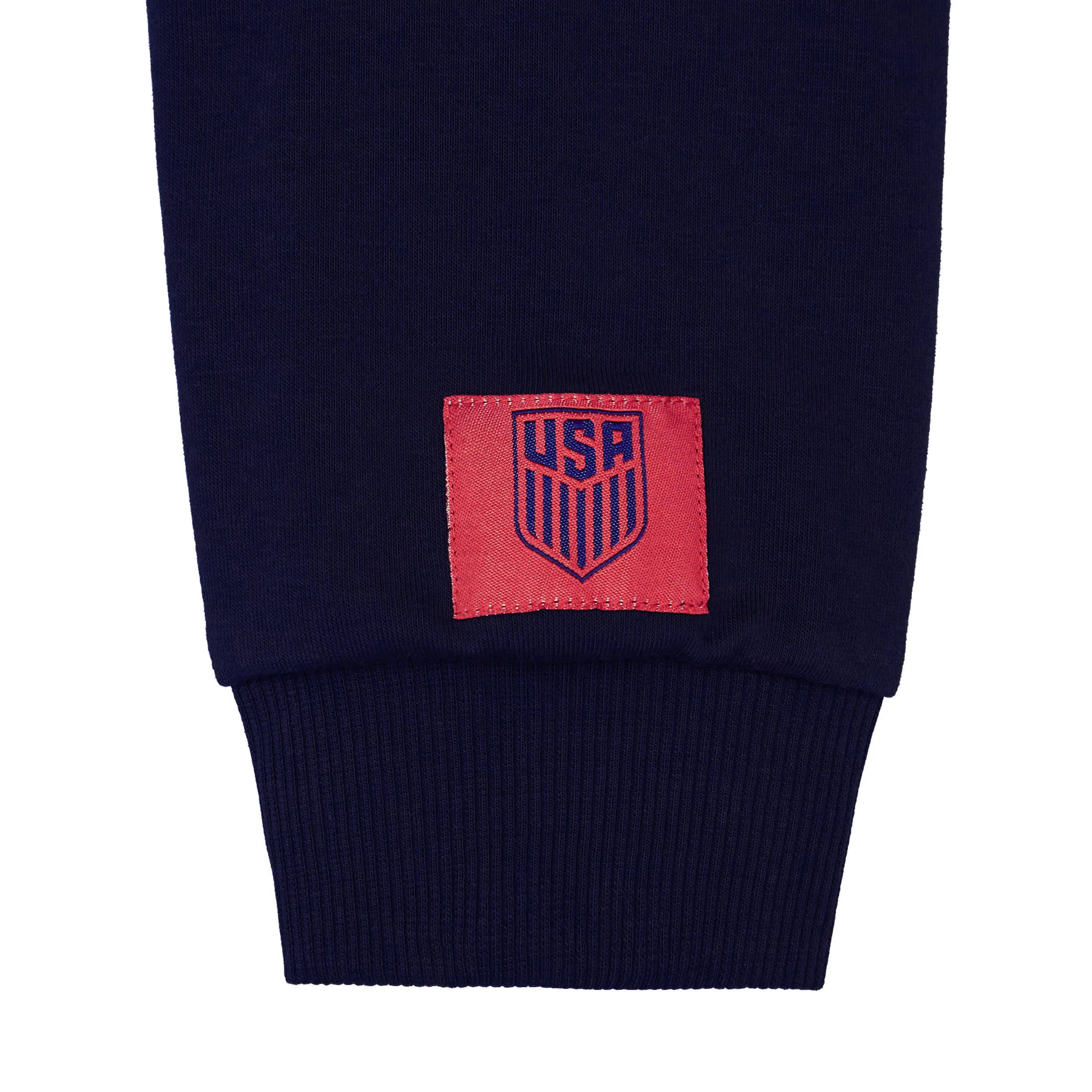 Unisex U.S. Soccer Puff Print Navy Crewneck Pullover - Image 4