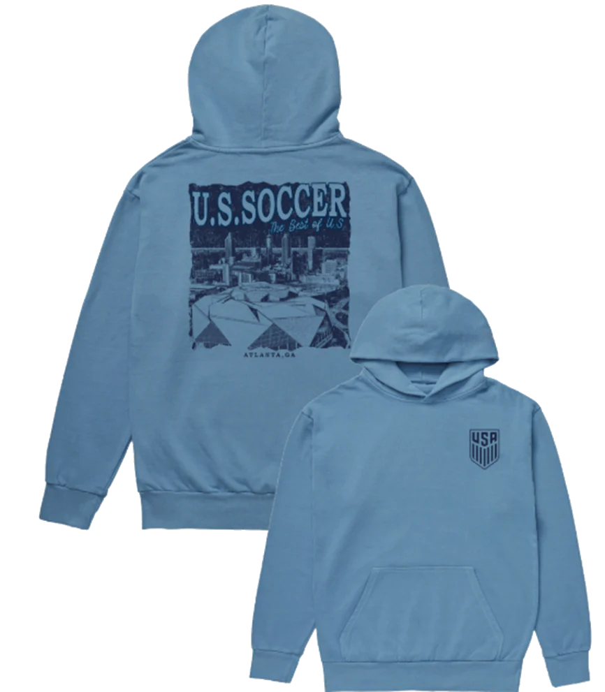 Unisex Uscape USMNT Atlanta Blue Hoodie