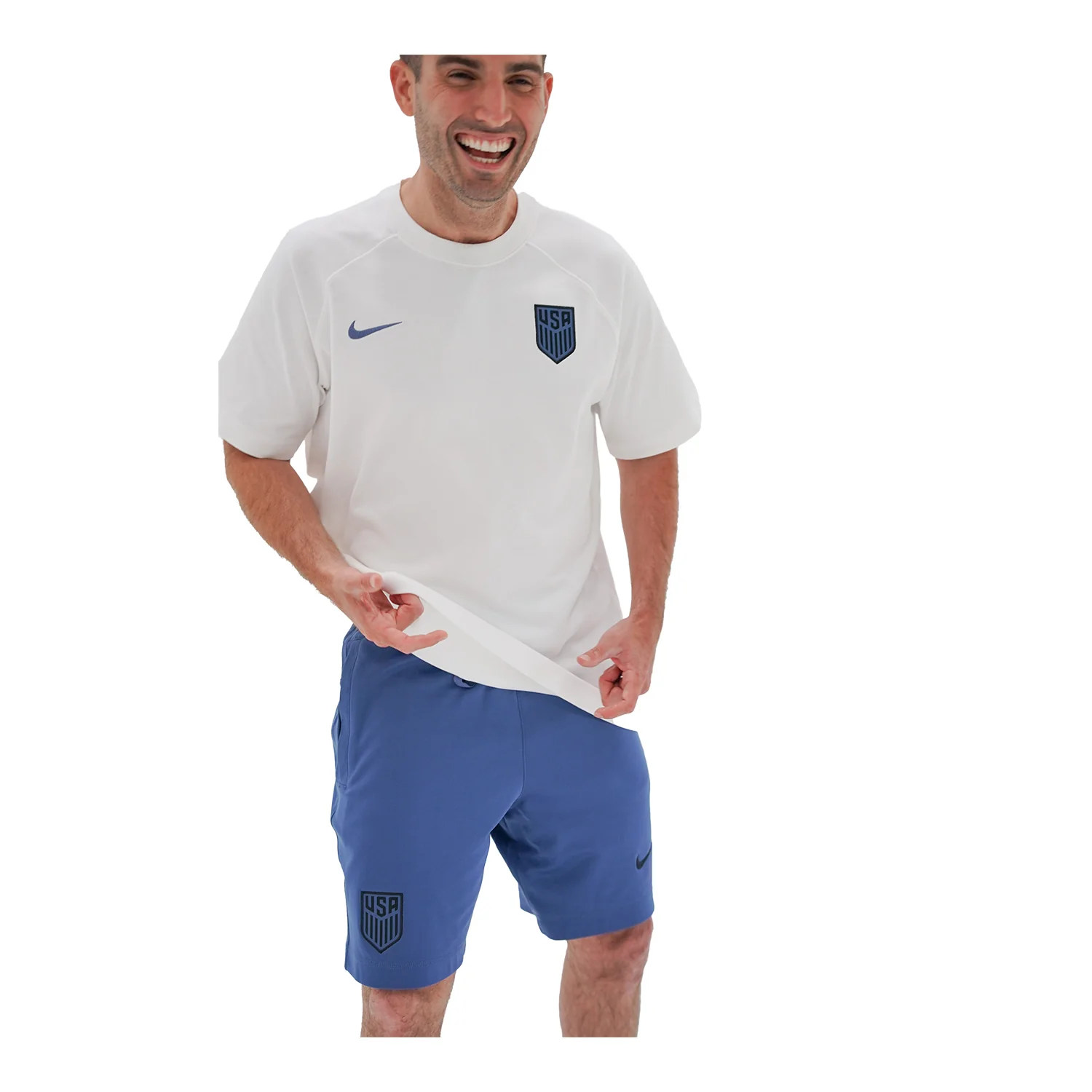 Men's Nike USA Travel White Tee - Image 3