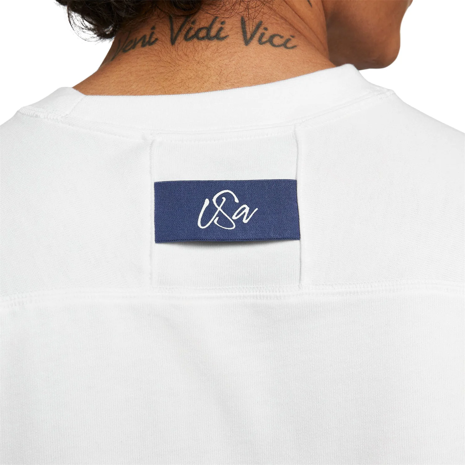 Men's Nike USA Travel White Tee - Image 5