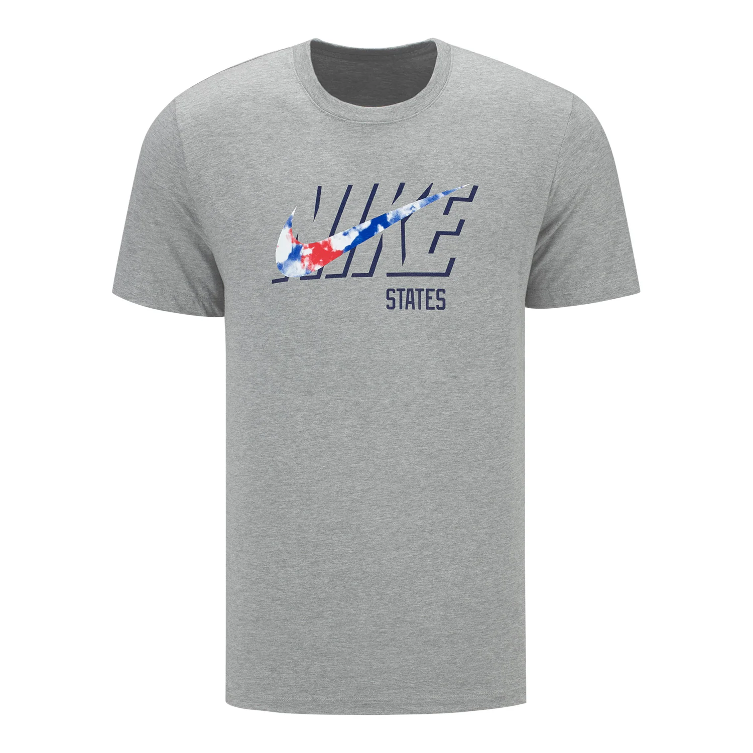 Men's Nike USA Swoosh Grey Tee - Image 4