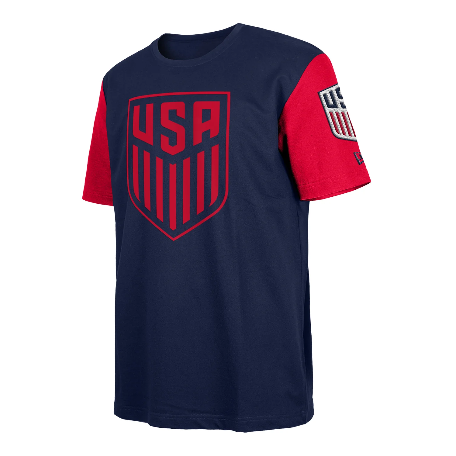Men's New Era USMNT Crest Navy Tee - Image 2