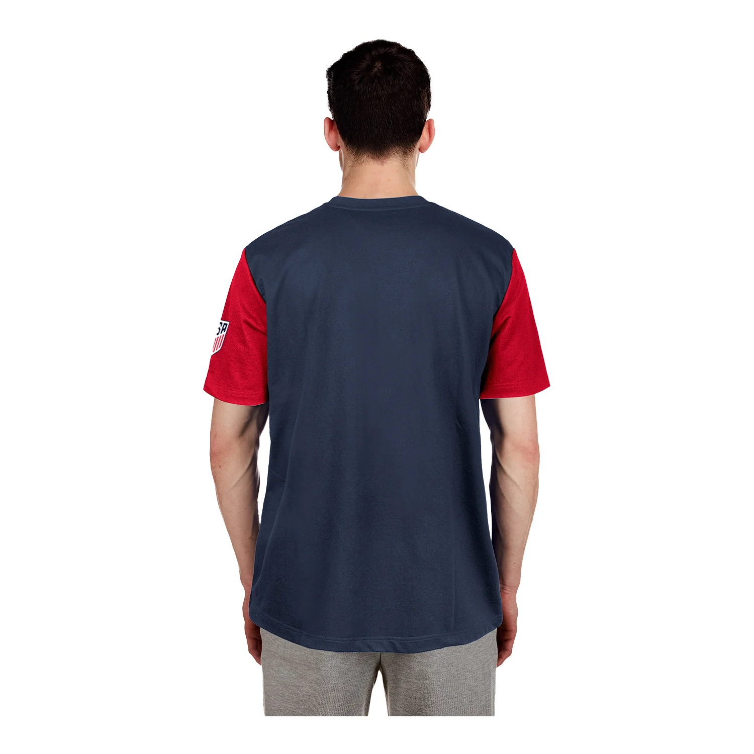 Men's New Era USMNT Crest Navy Tee - Image 5