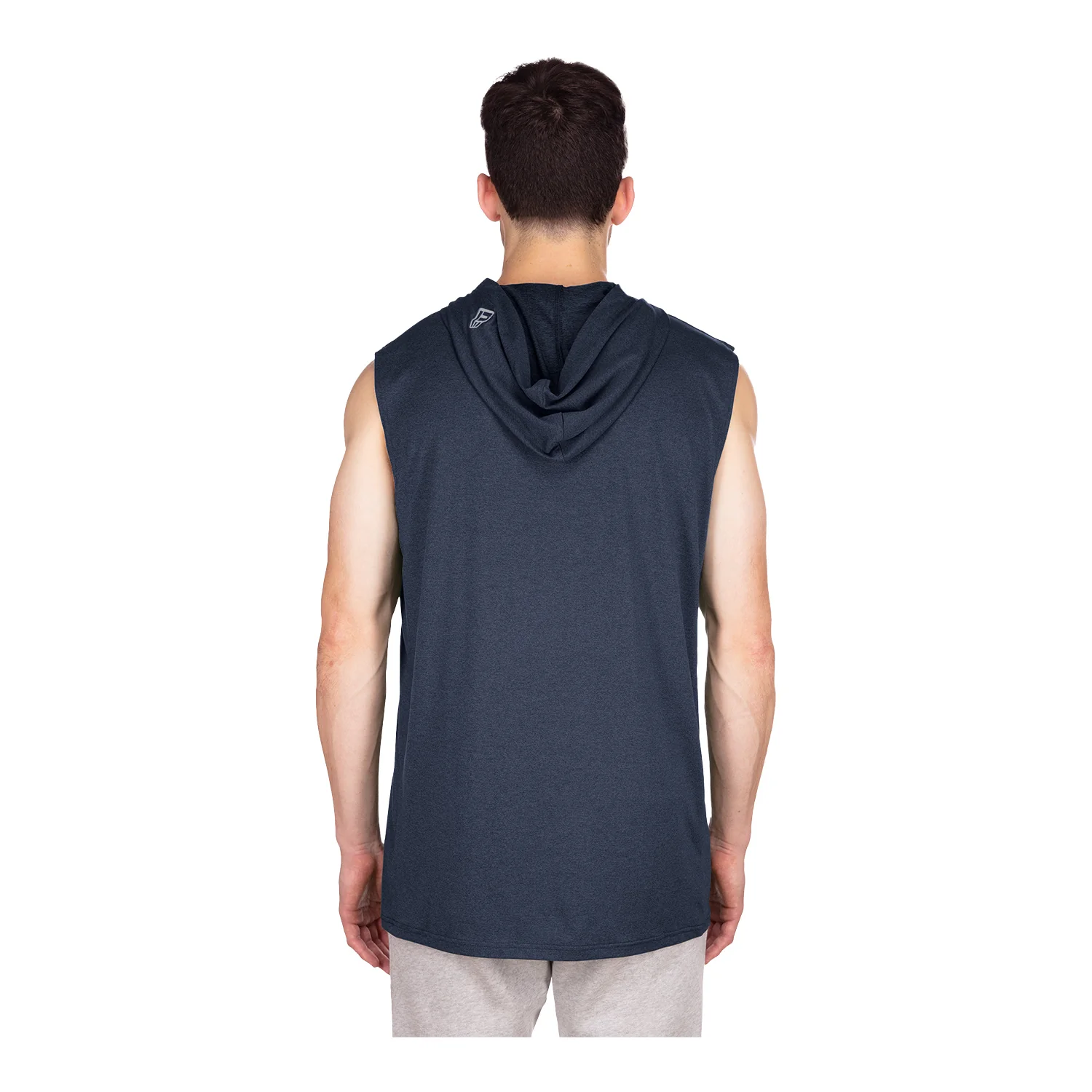 Men's New Era USMNT Navy Sleeveless Hoodie - Image 5