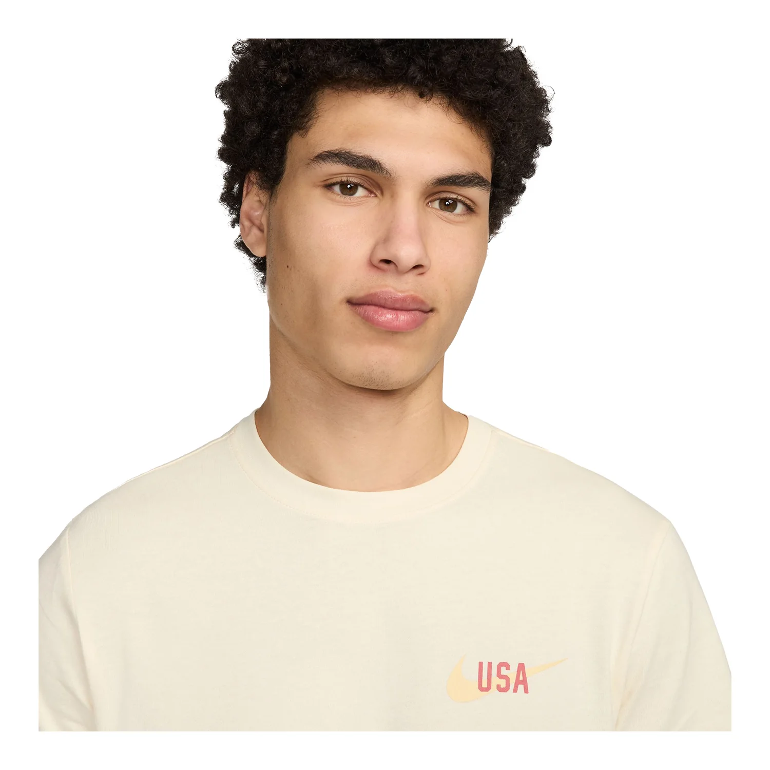 Men's Nike USA Engage Tan Tee - Image 2