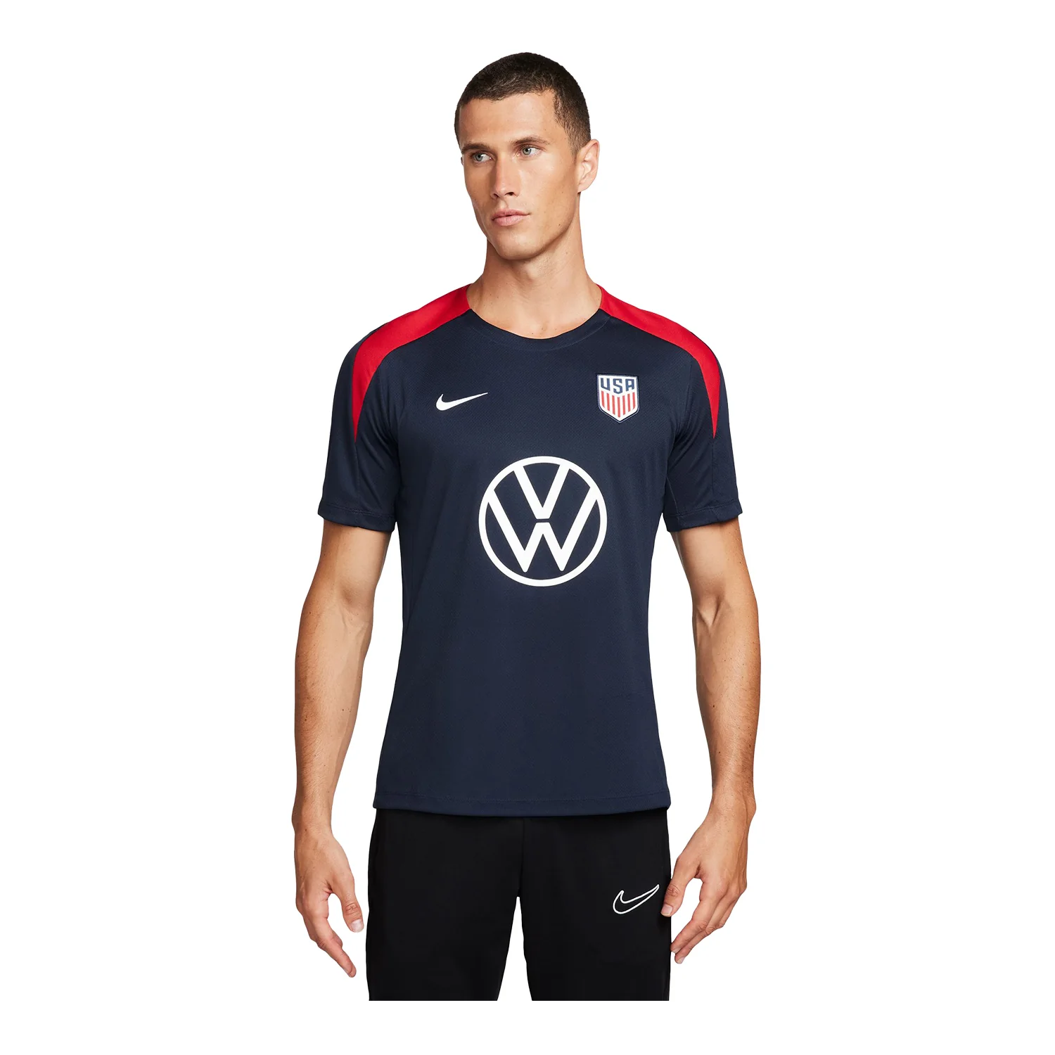 Men's Nike USA VW Strike Navy Top