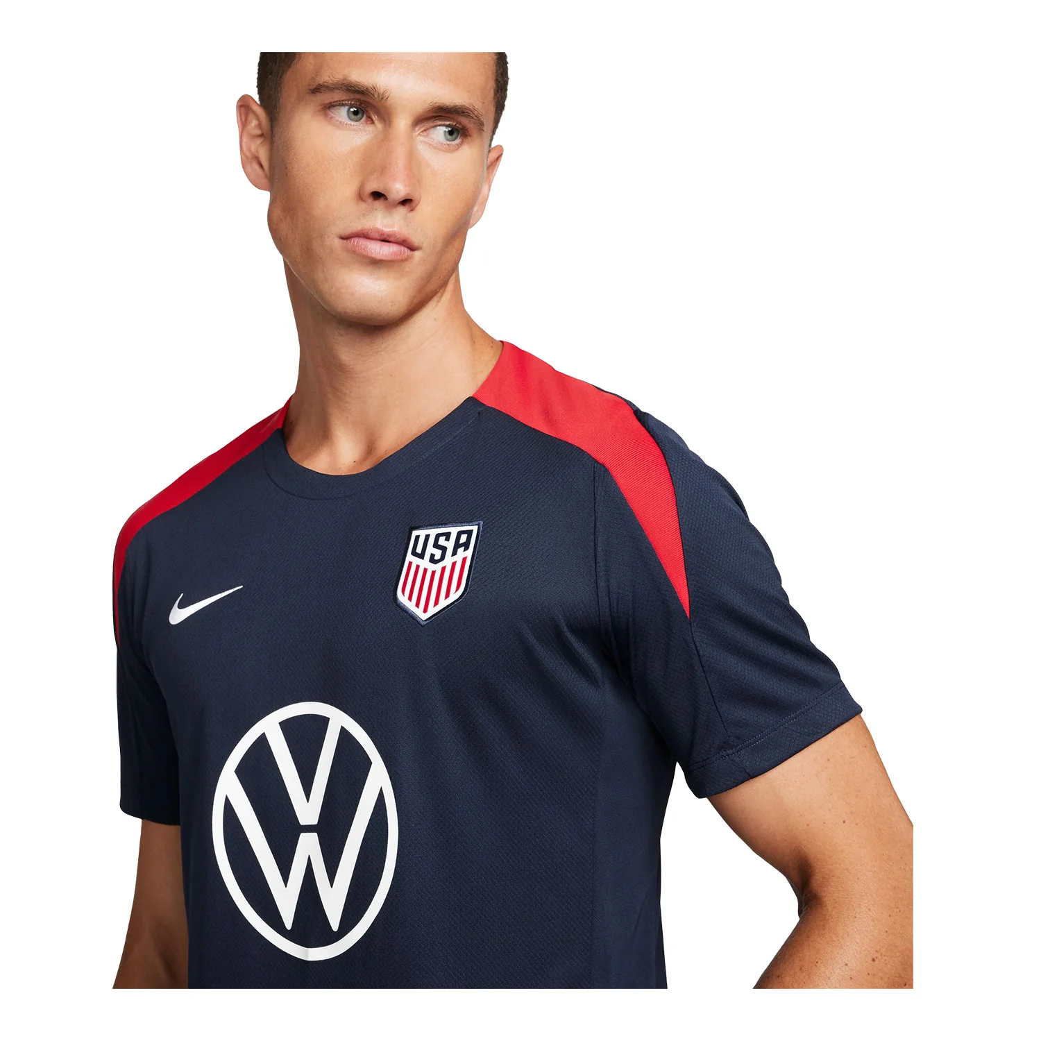 Men's Nike USA VW Strike Navy Top - Image 2