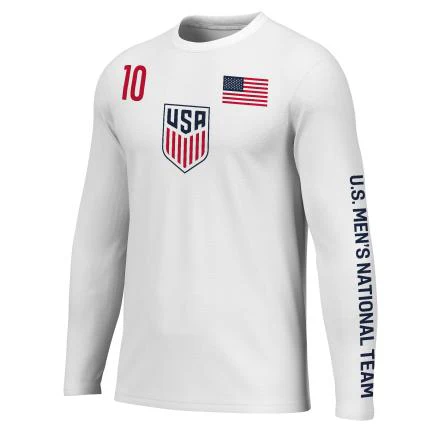 Unisex USMNT Christian Pulisic Long-Sleeve T-Shirt - Image 2