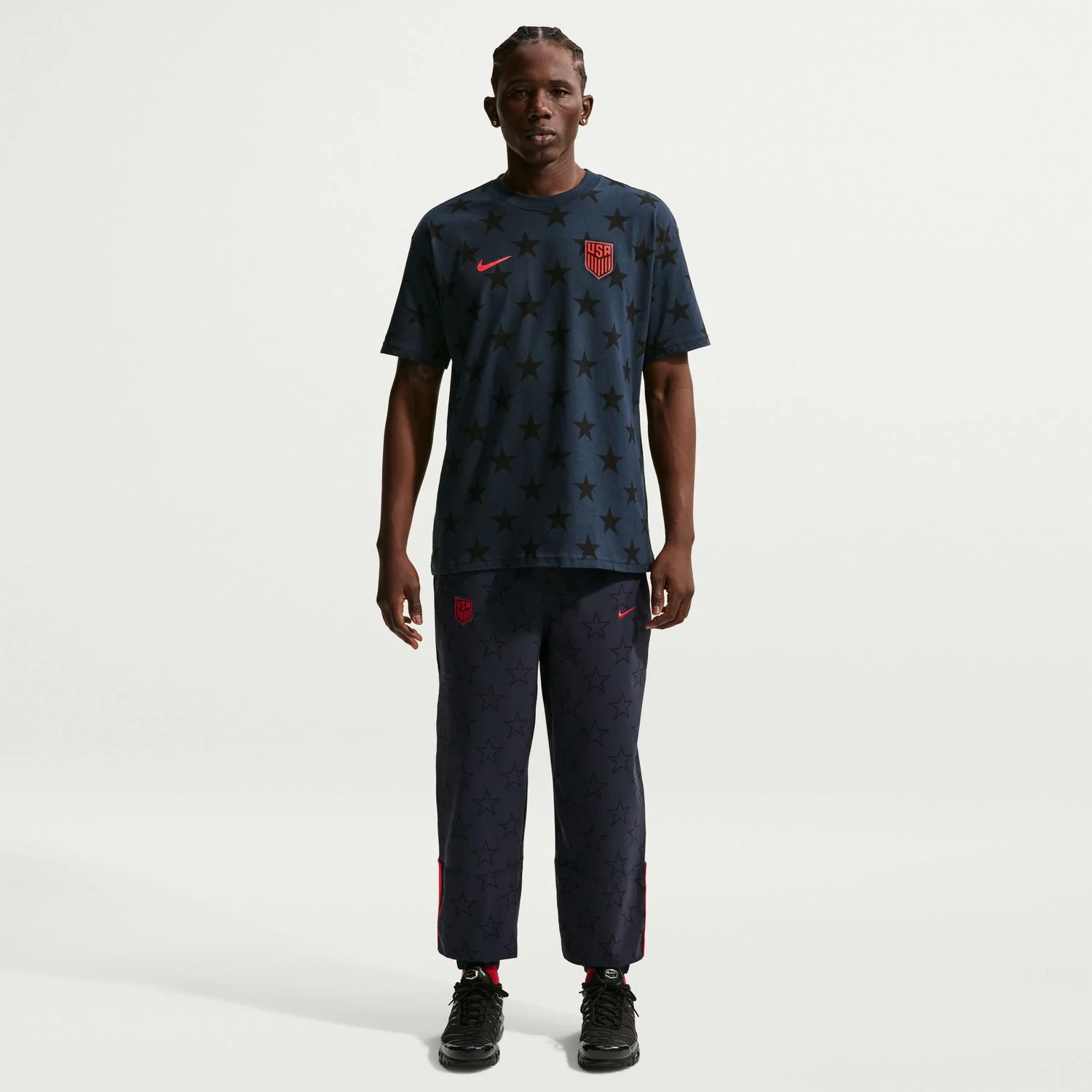 Men's Nike USMNT Stars All Over Print T-Shirt - Image 5