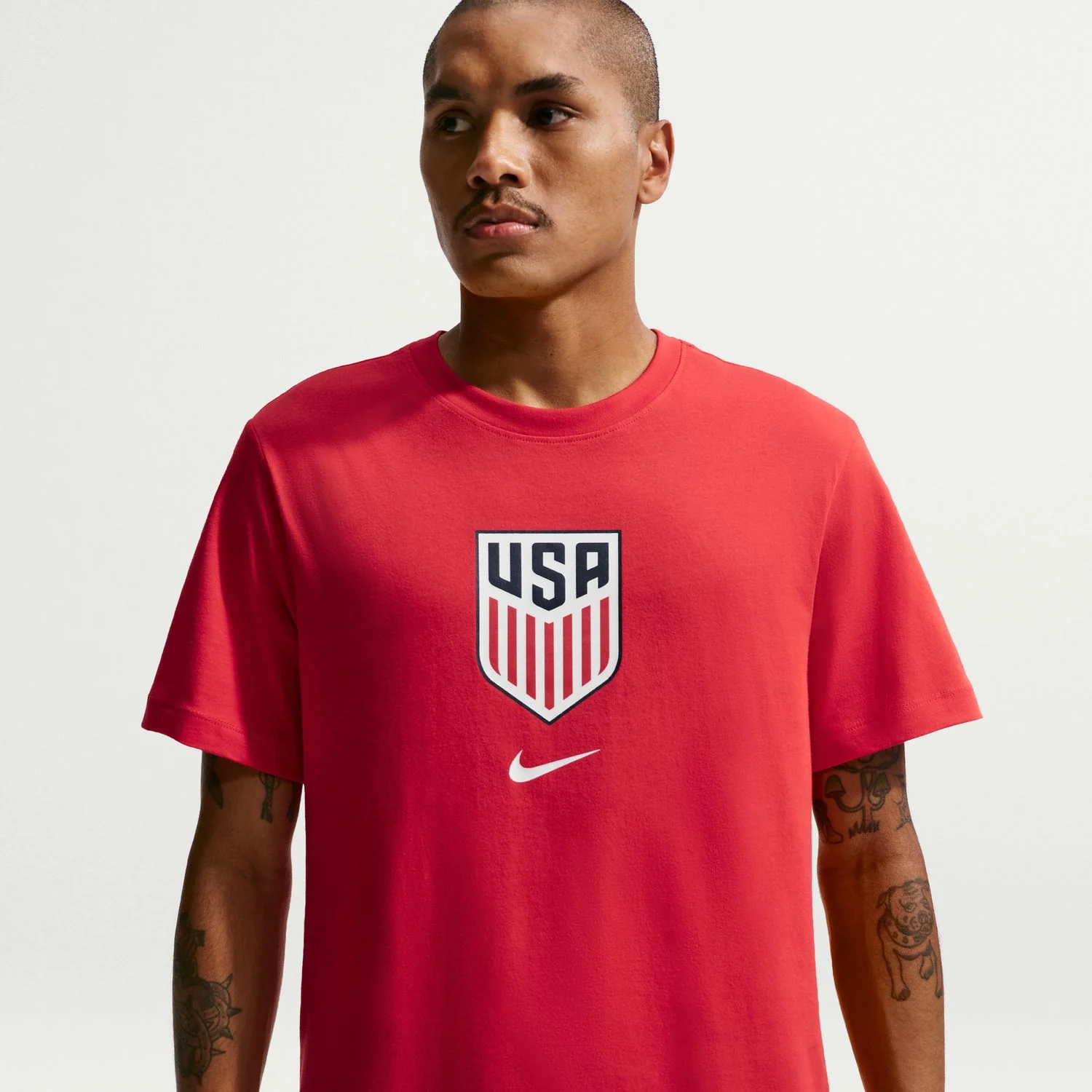 Unisex Nike USMNT Crest Red T-Shirt