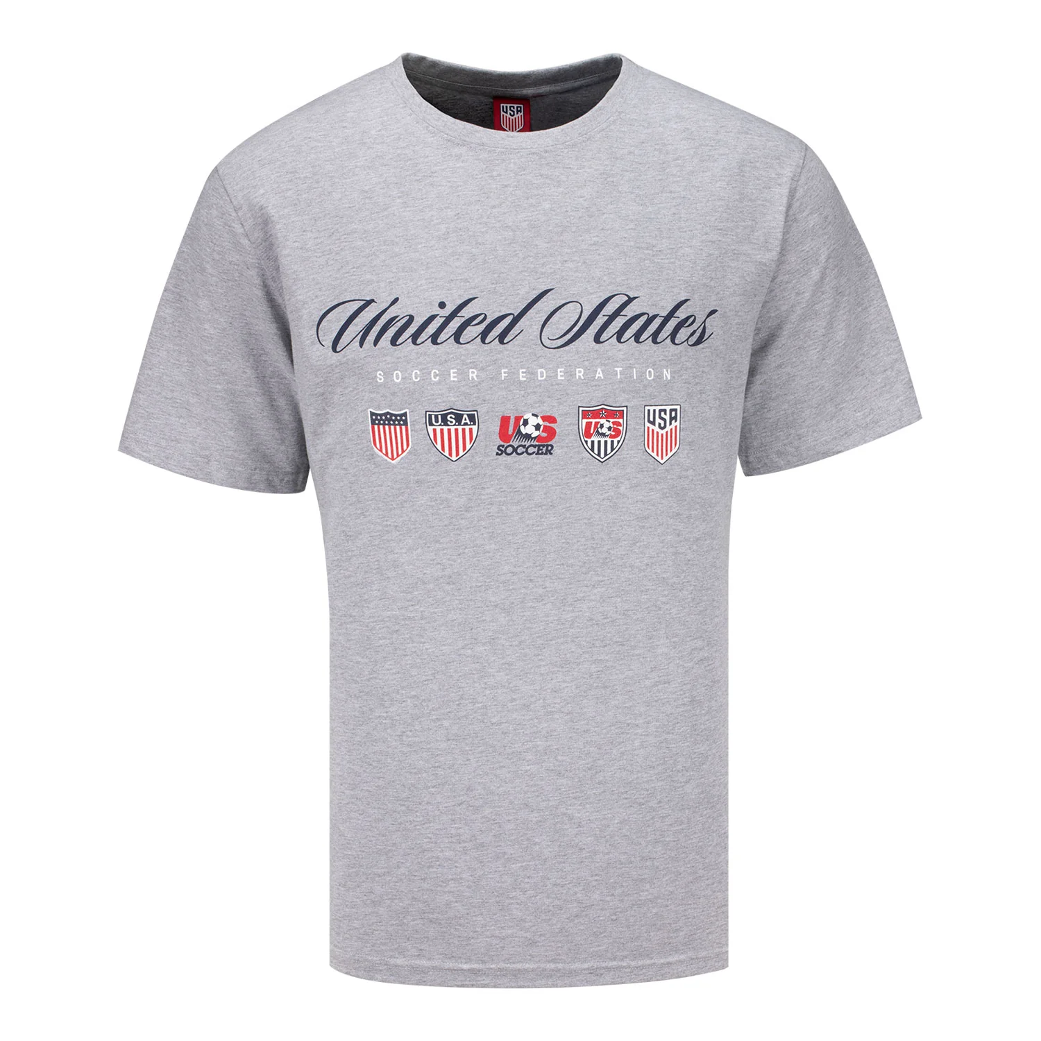 Unisex Retro Logos Gray T-Shirt