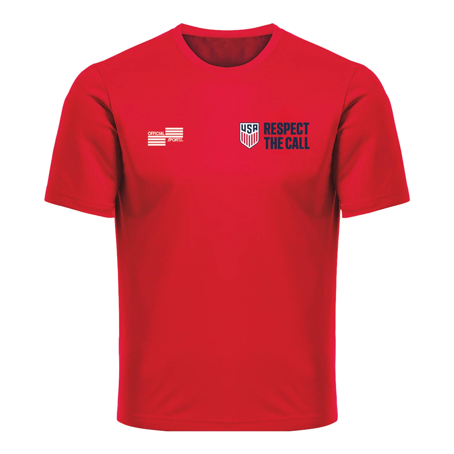 Unisex U.S Soccer Respect The Call Red T-Shirt