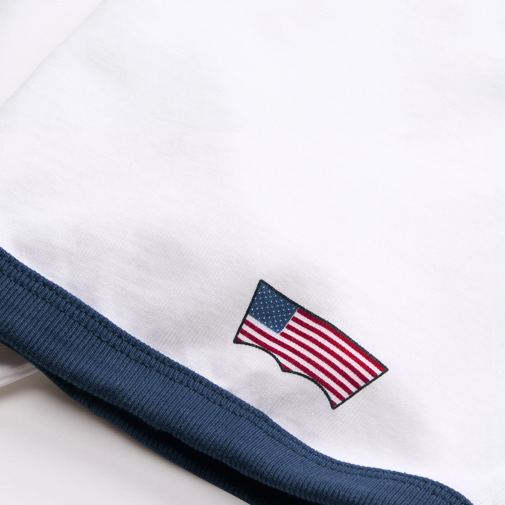 Unisex Levi's United States White Ringer T-Shirt - Image 5