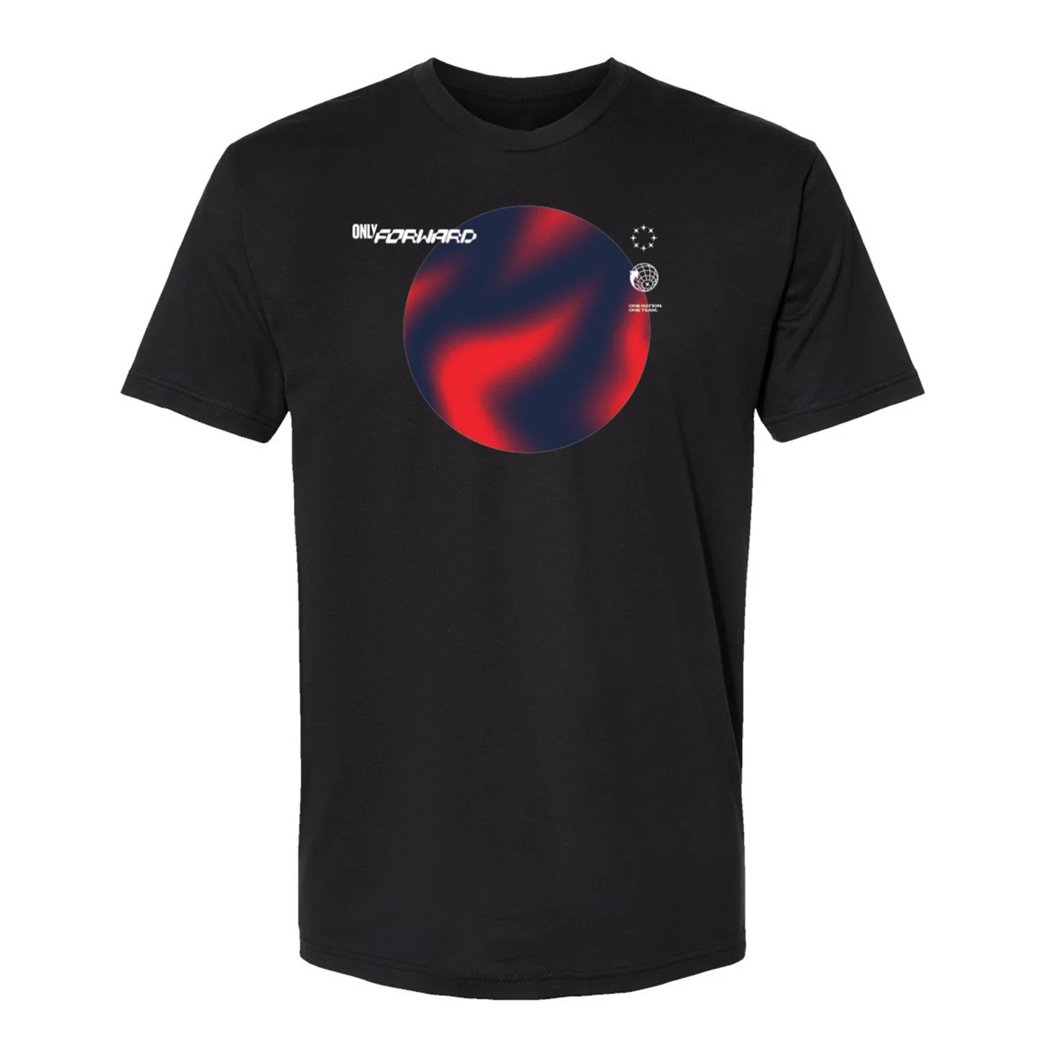Unisex USMNT Wave Black Tee - Image 2