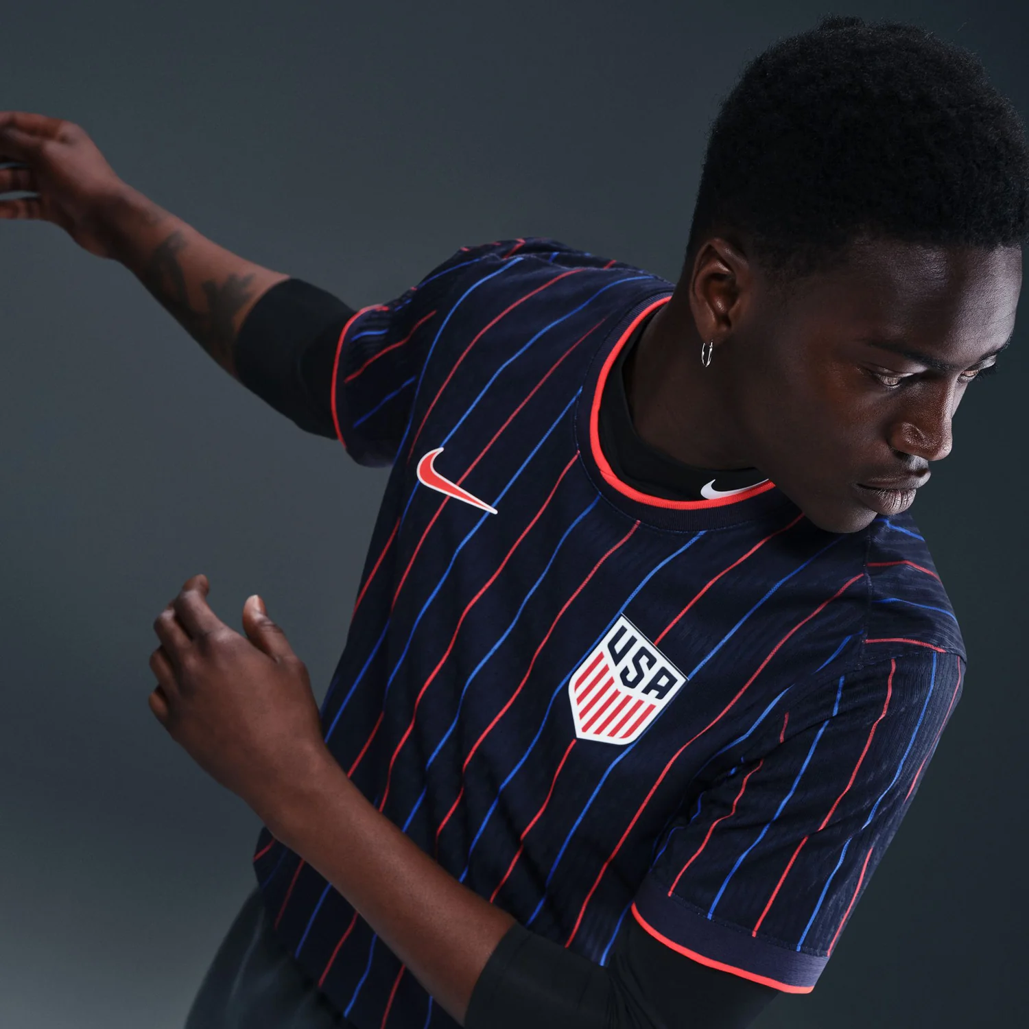 Men's Nike USMNT 2025 Heartbeat Away Match Jersey - Image 3