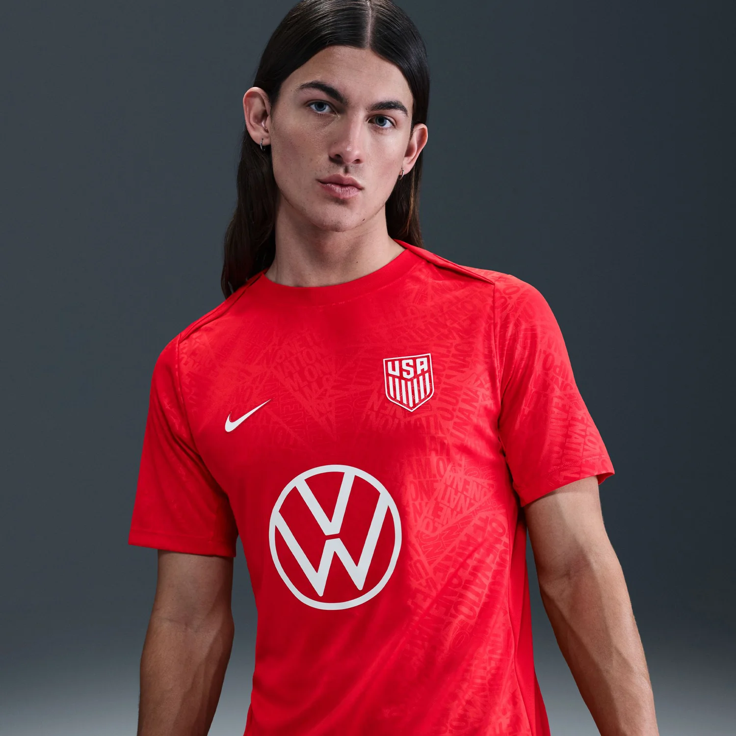 Men's Nike USA 2025 Pre-Match Top - Image 2