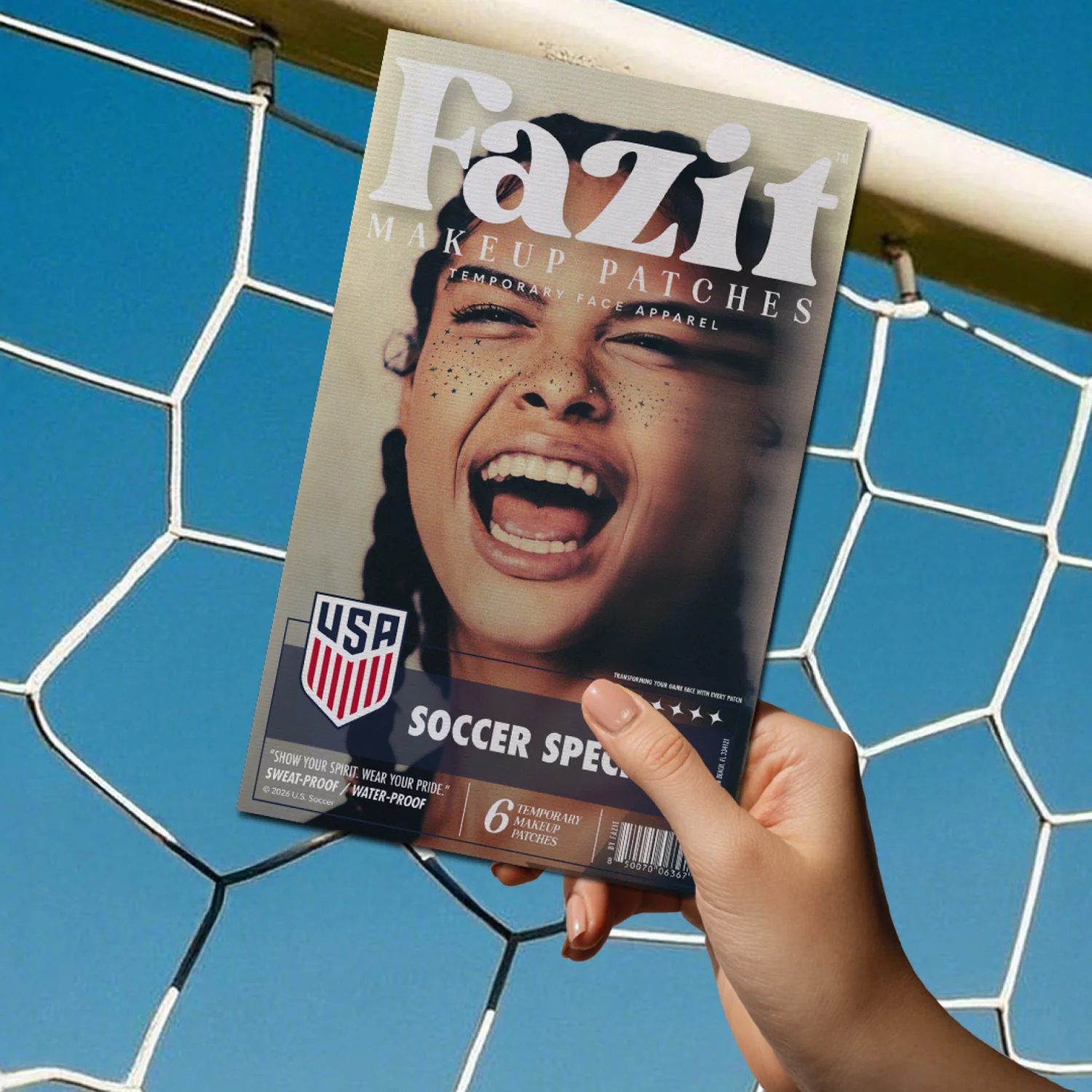 U.S. Soccer Speckles Fazit Makeup Patches - Image 5