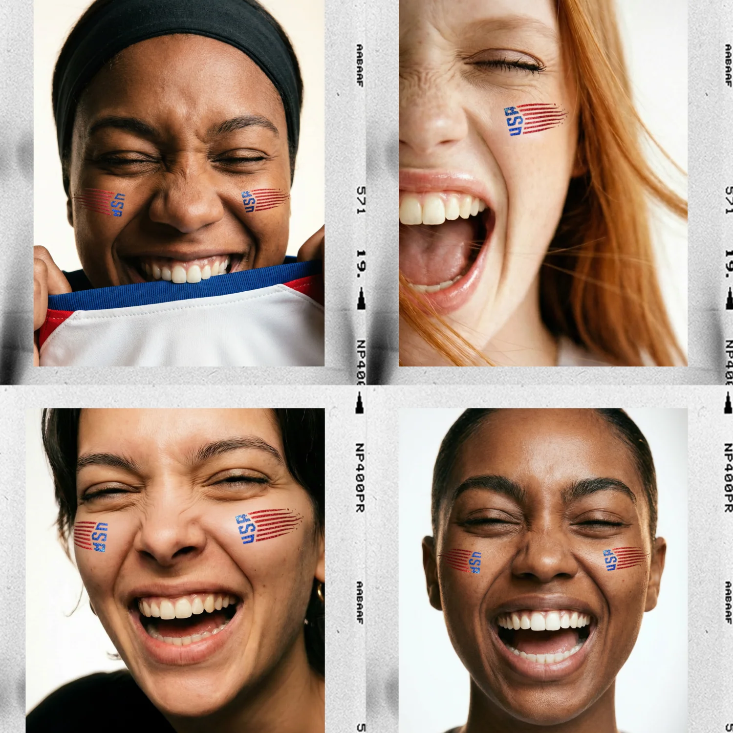 U.S. Soccer Stripes Fazit Makeup Patches - Image 4