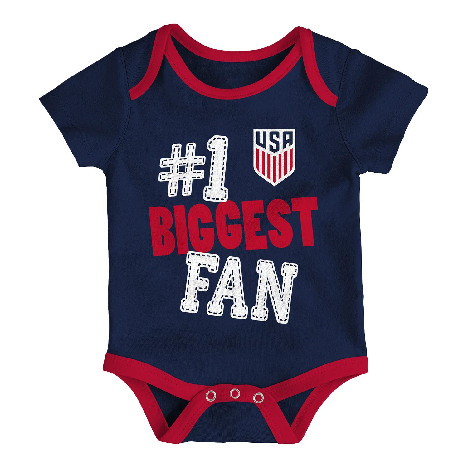 Infant USMNT Outerstuff Victory 3-Piece Onesie Set - Image 2